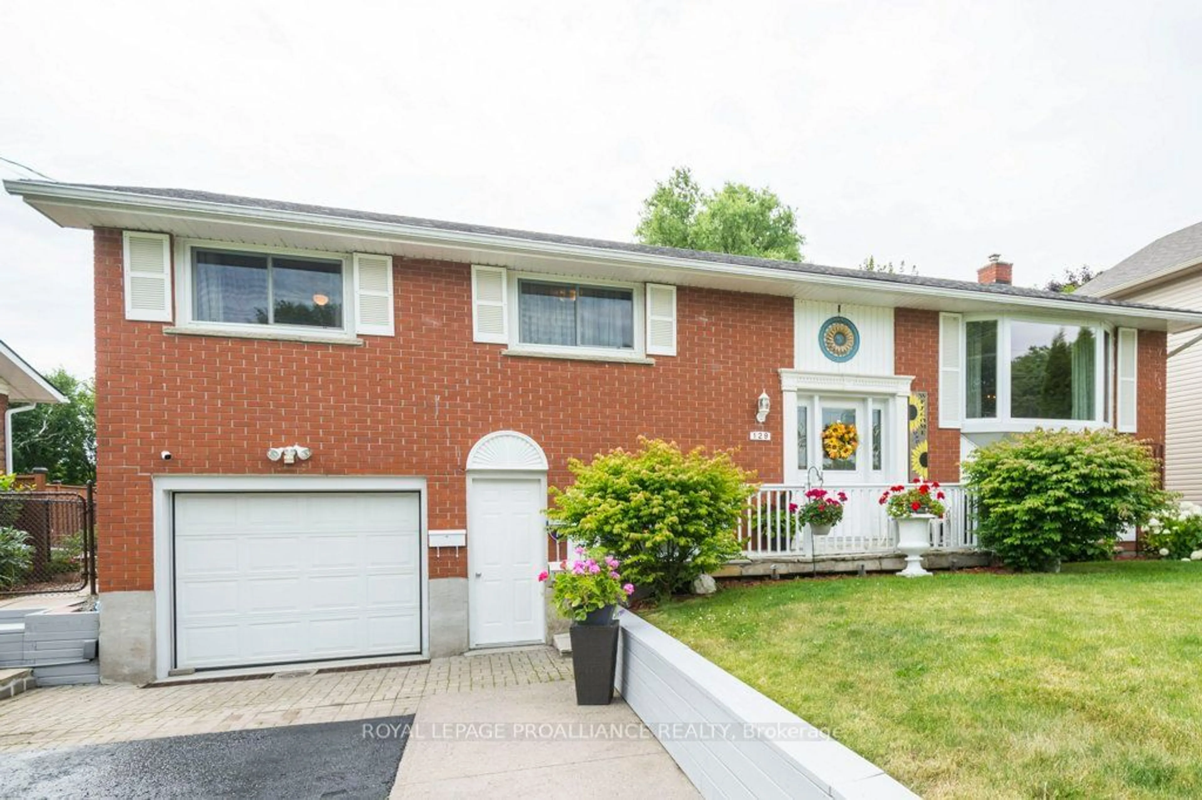 Home with brick exterior material for 129 Leland Dr, Belleville Ontario K8P 1G6