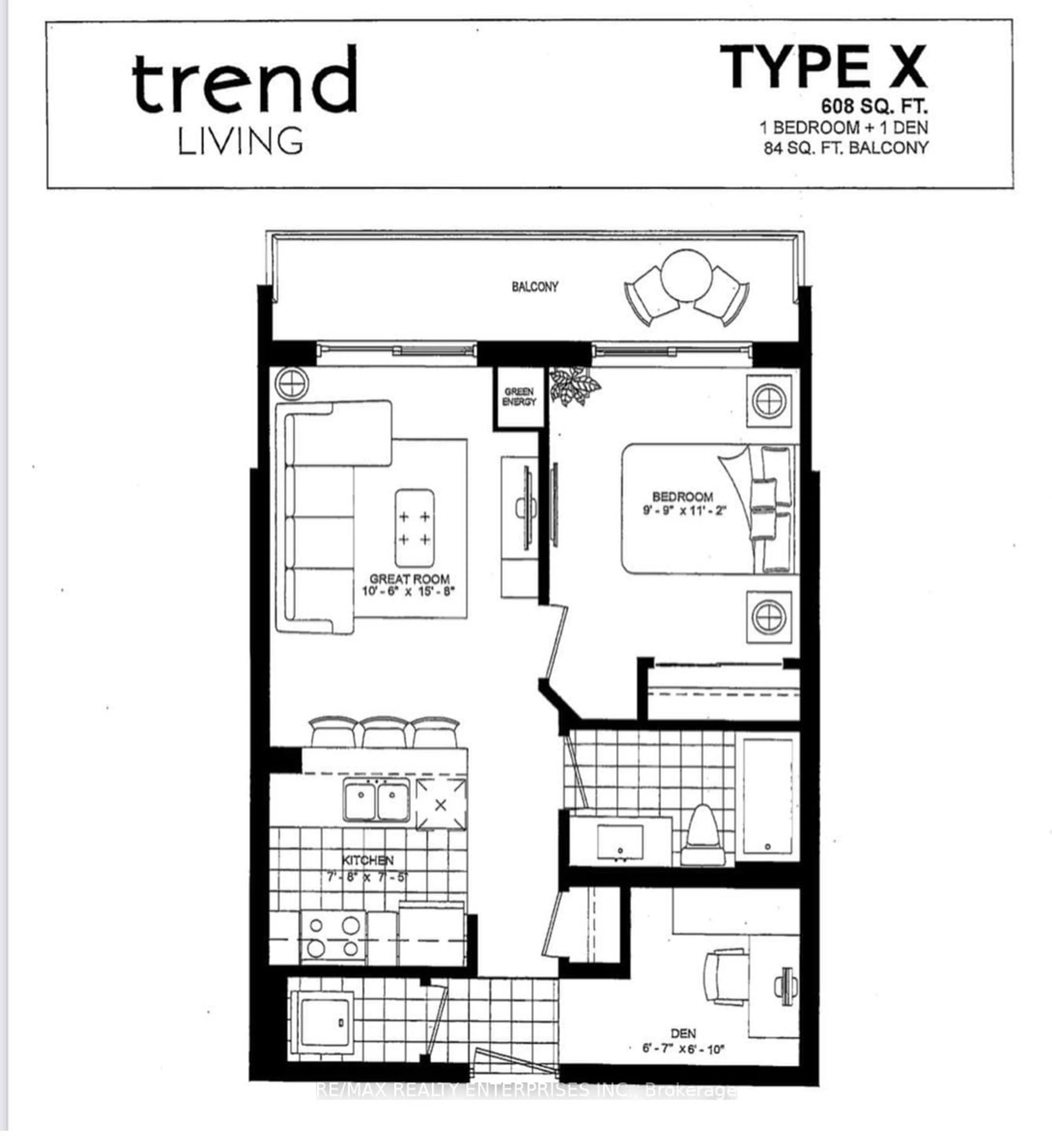 Floor plan for 460 Dundas St #410, Hamilton Ontario L8B 2A5