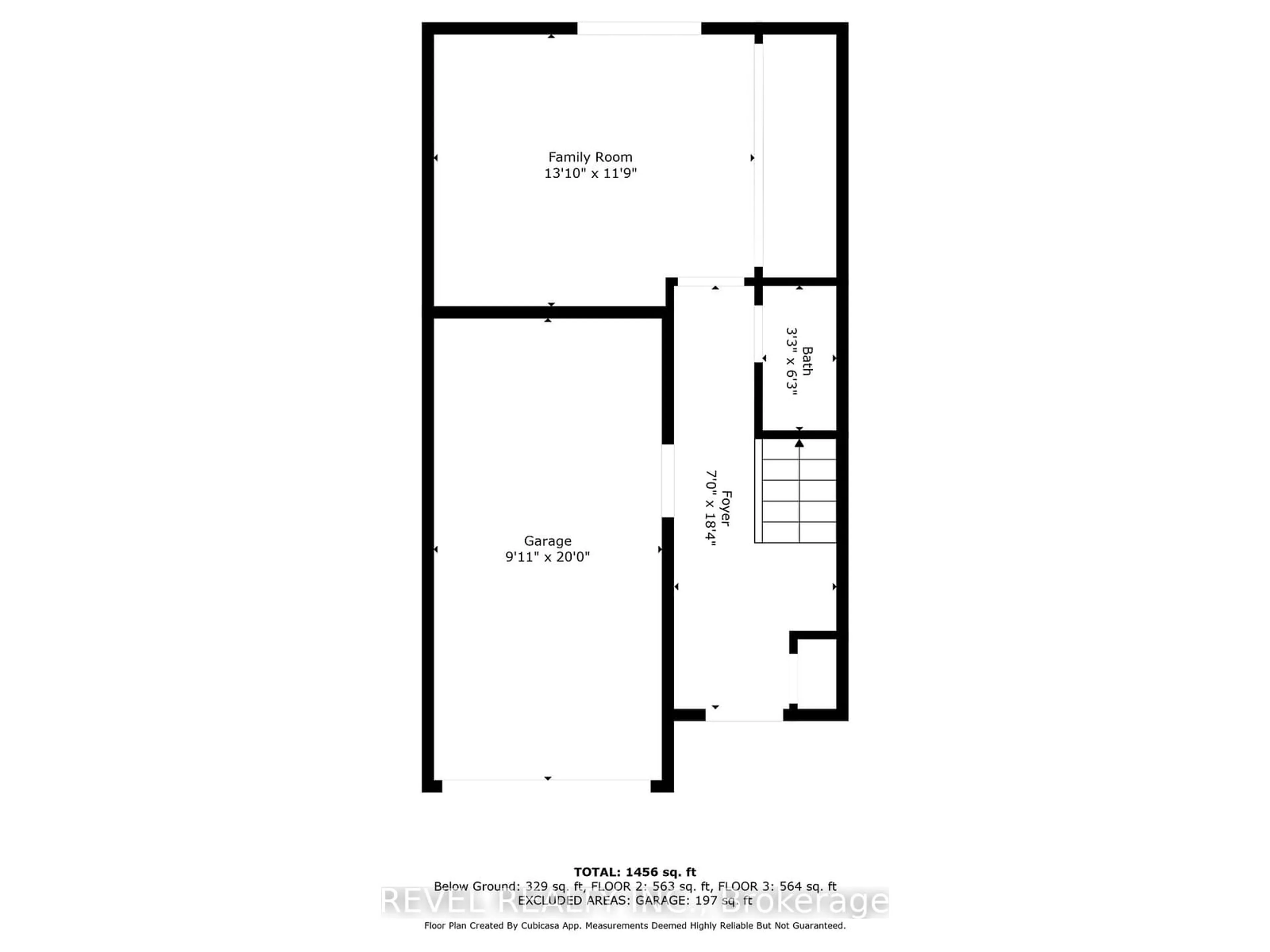 Floor plan for 985 Limeridge Rd #3, Hamilton Ontario L8W 1X9