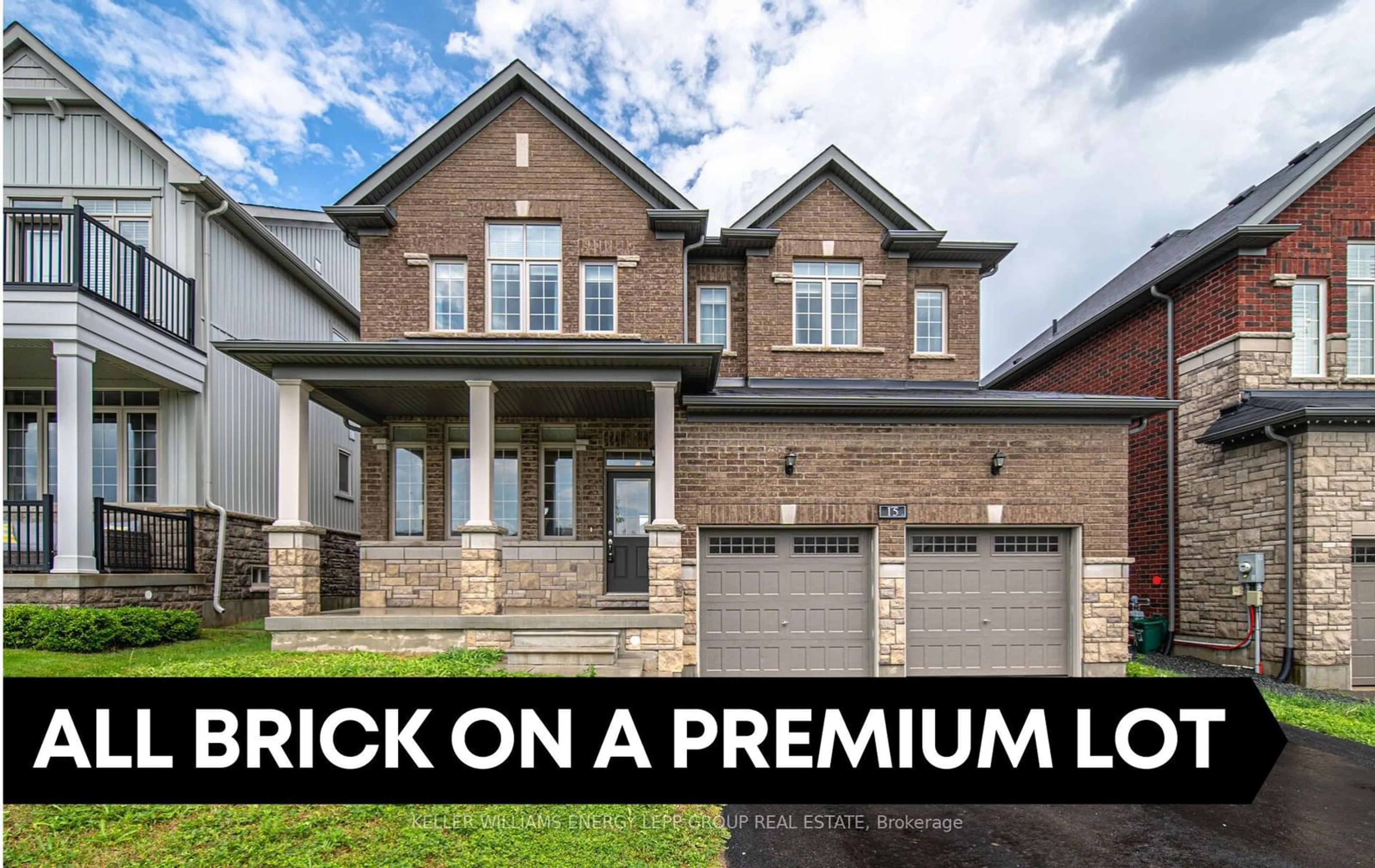 Home with brick exterior material for 15 Melrose Dr, Cavan Monaghan Ontario L0A 1G0