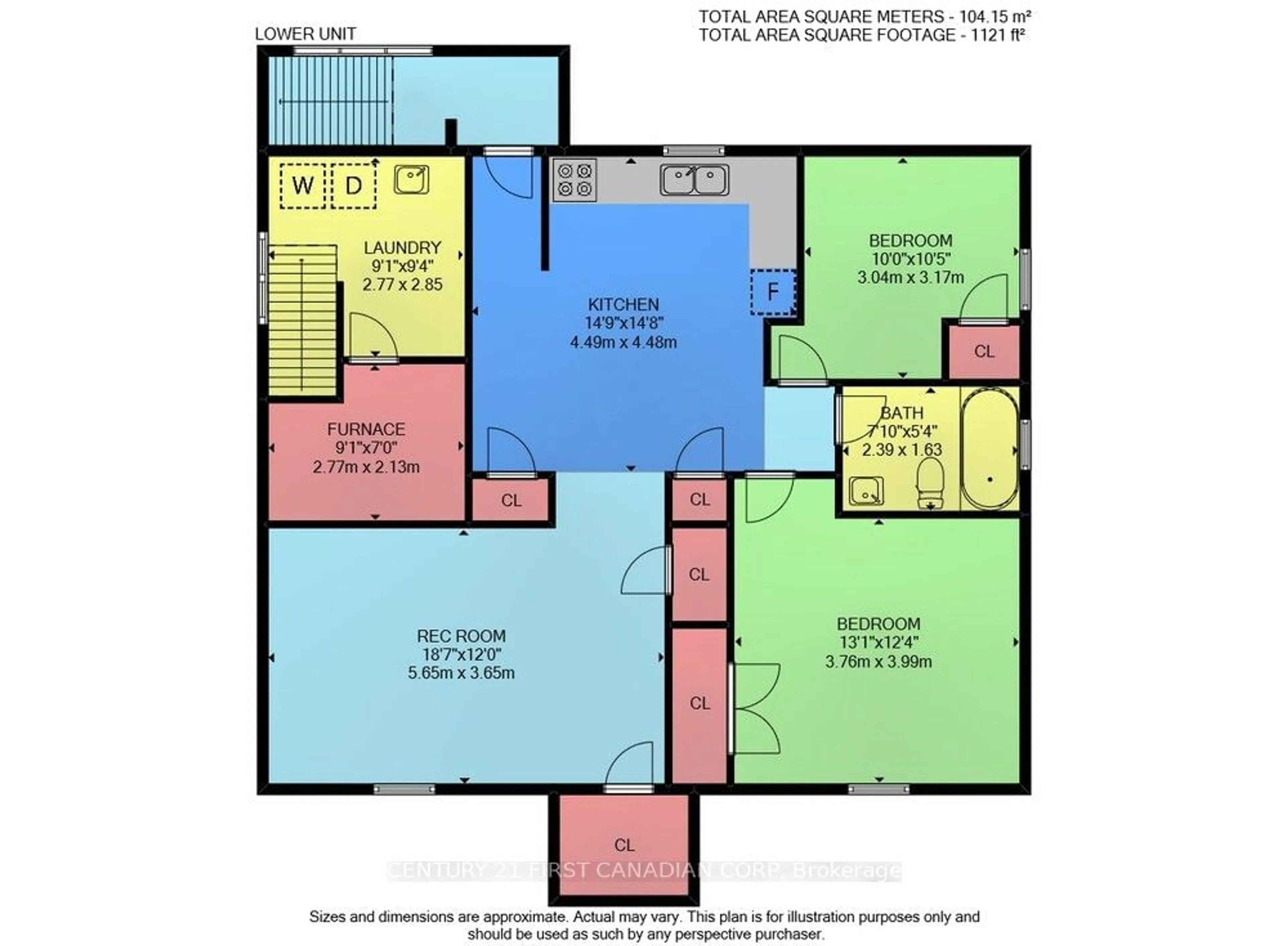 Floor plan for 454 Salisbury St, London Ontario N5Y 3B2