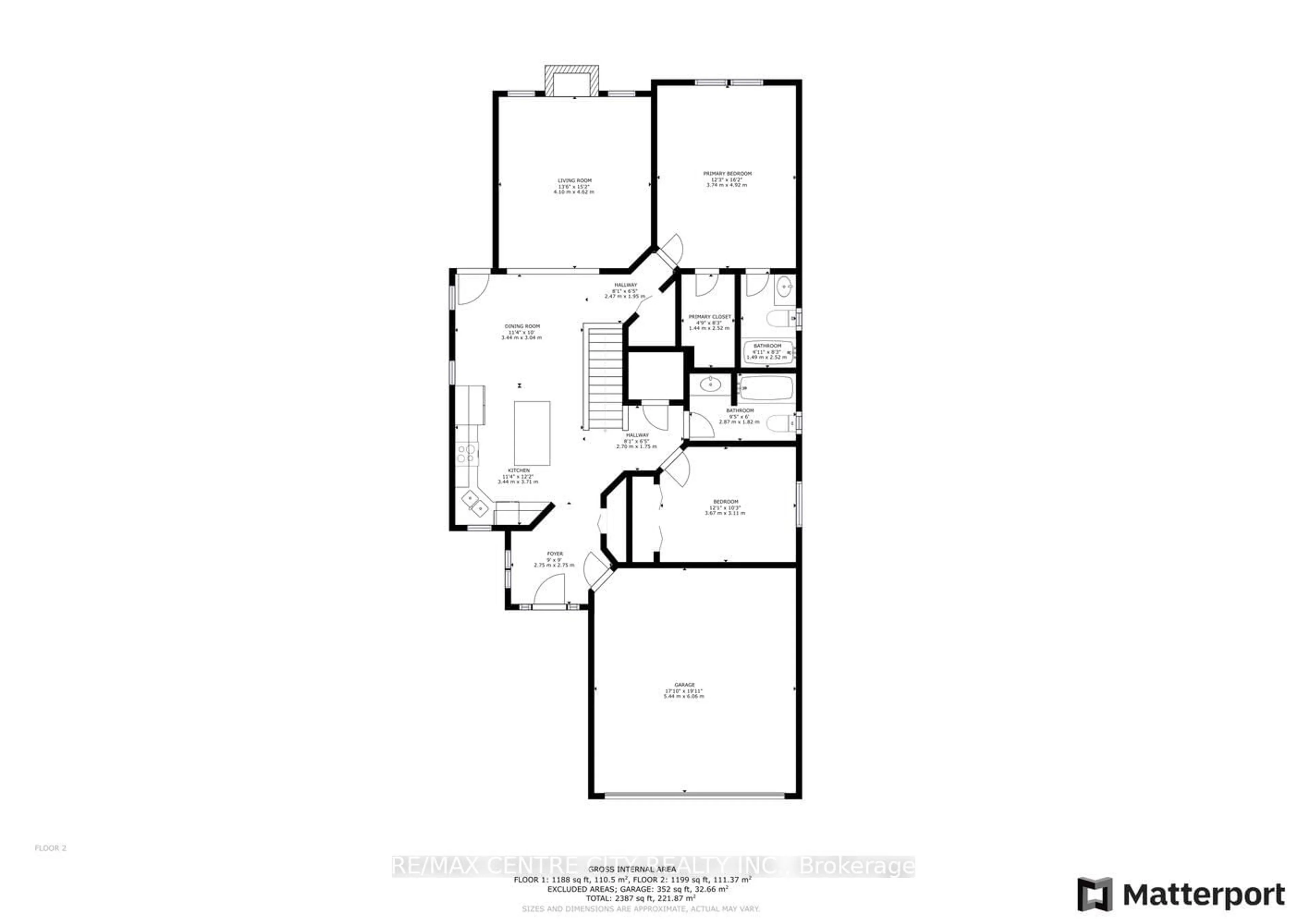 Floor plan for 584 Kokanee Rd, London Ontario N5X 4K2