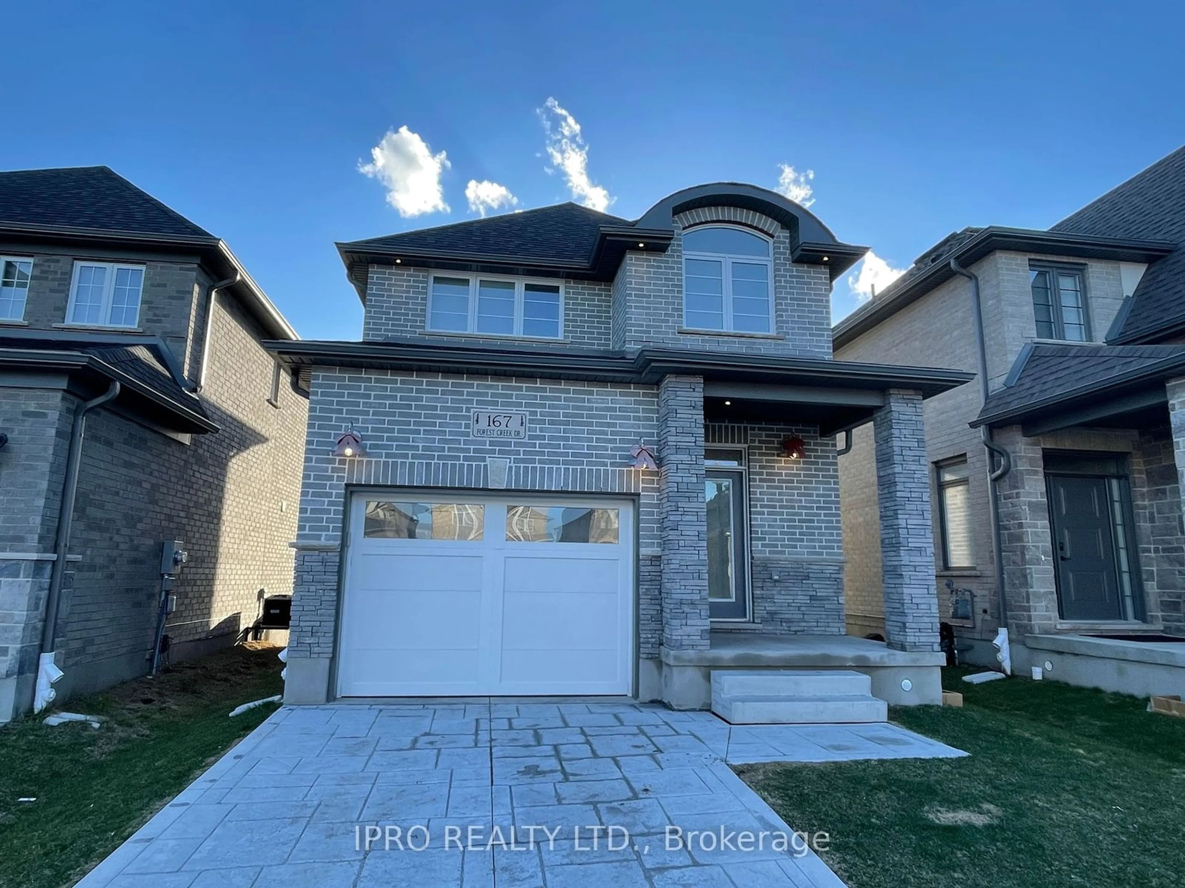 Home with brick exterior material for 167 Forest Creek Dr, Kitchener Ontario N2R 0M1