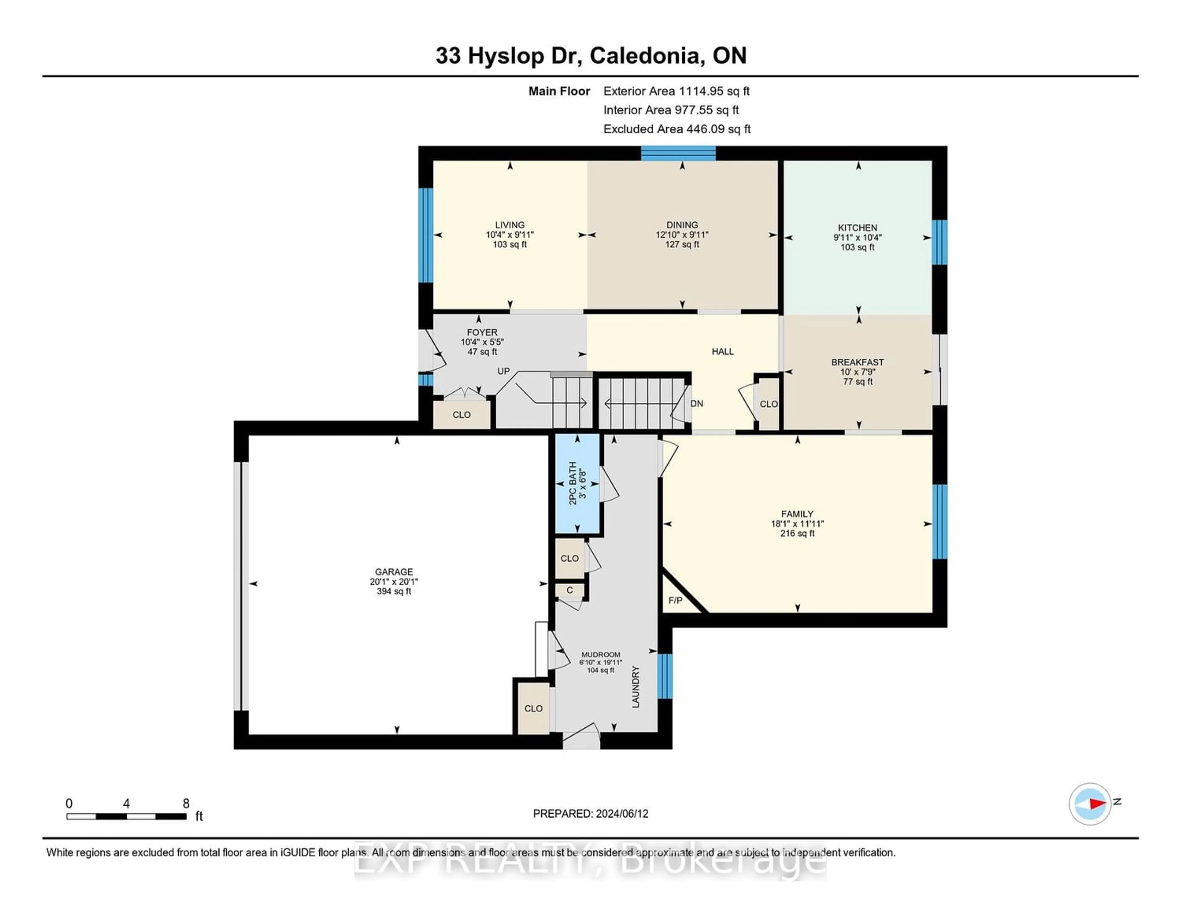 Floor plan for 33 Hyslop Dr, Haldimand Ontario N3W 2L2