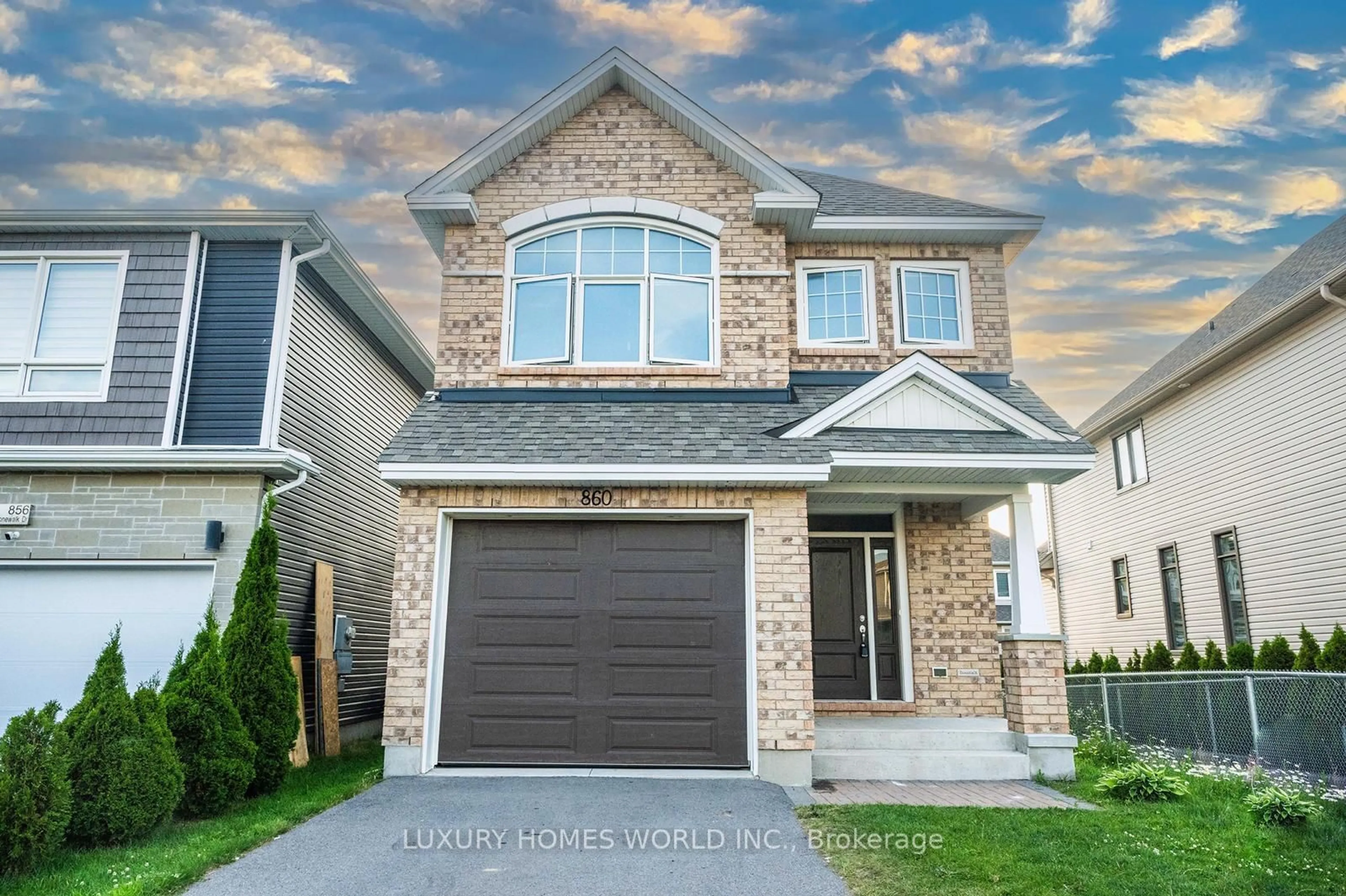 Home with brick exterior material for 860 Stonewalk Dr, Kingston Ontario K7K 0H2