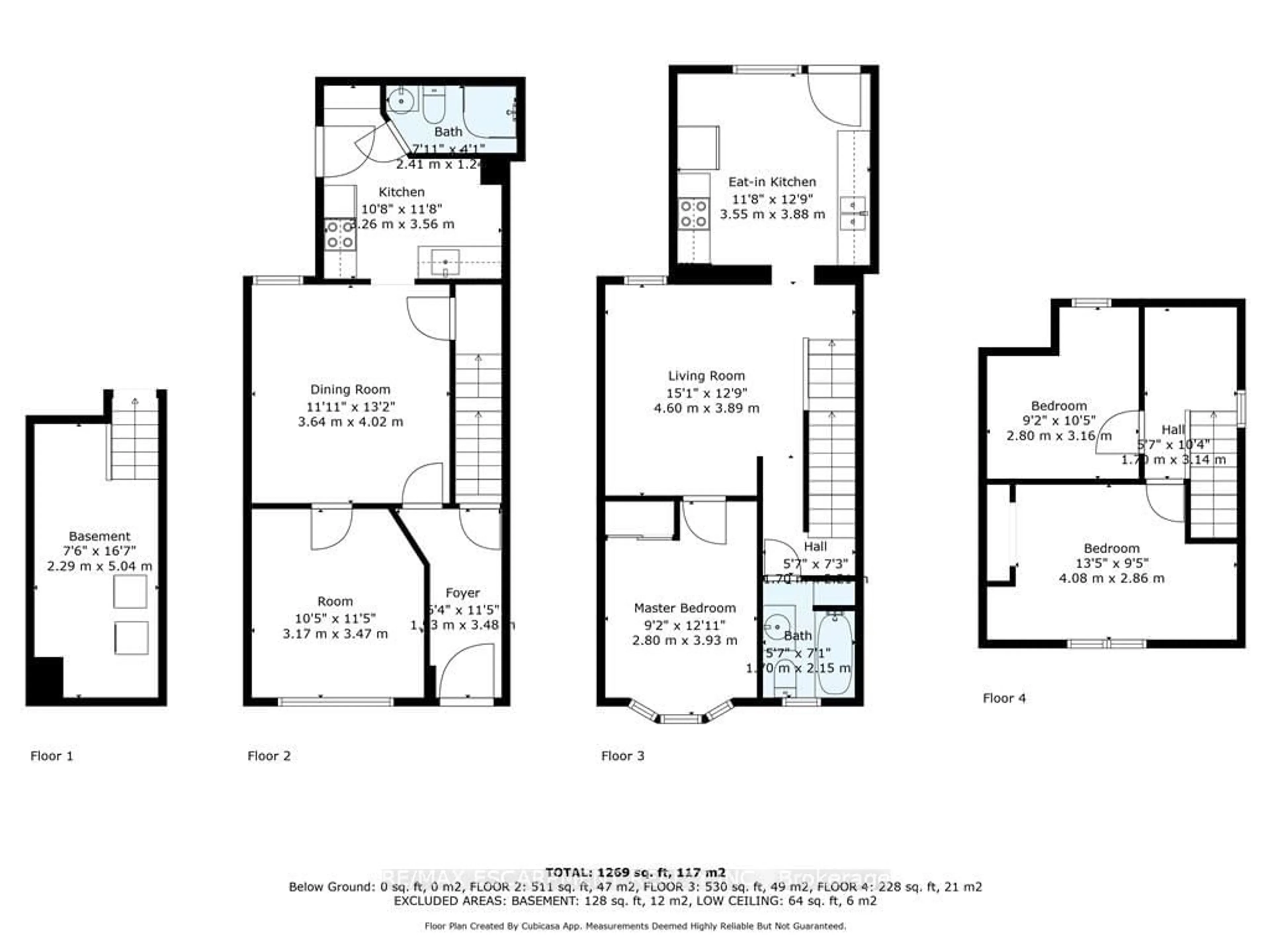 Floor plan for 171 Balmoral Ave, Hamilton Ontario L8L 7R9