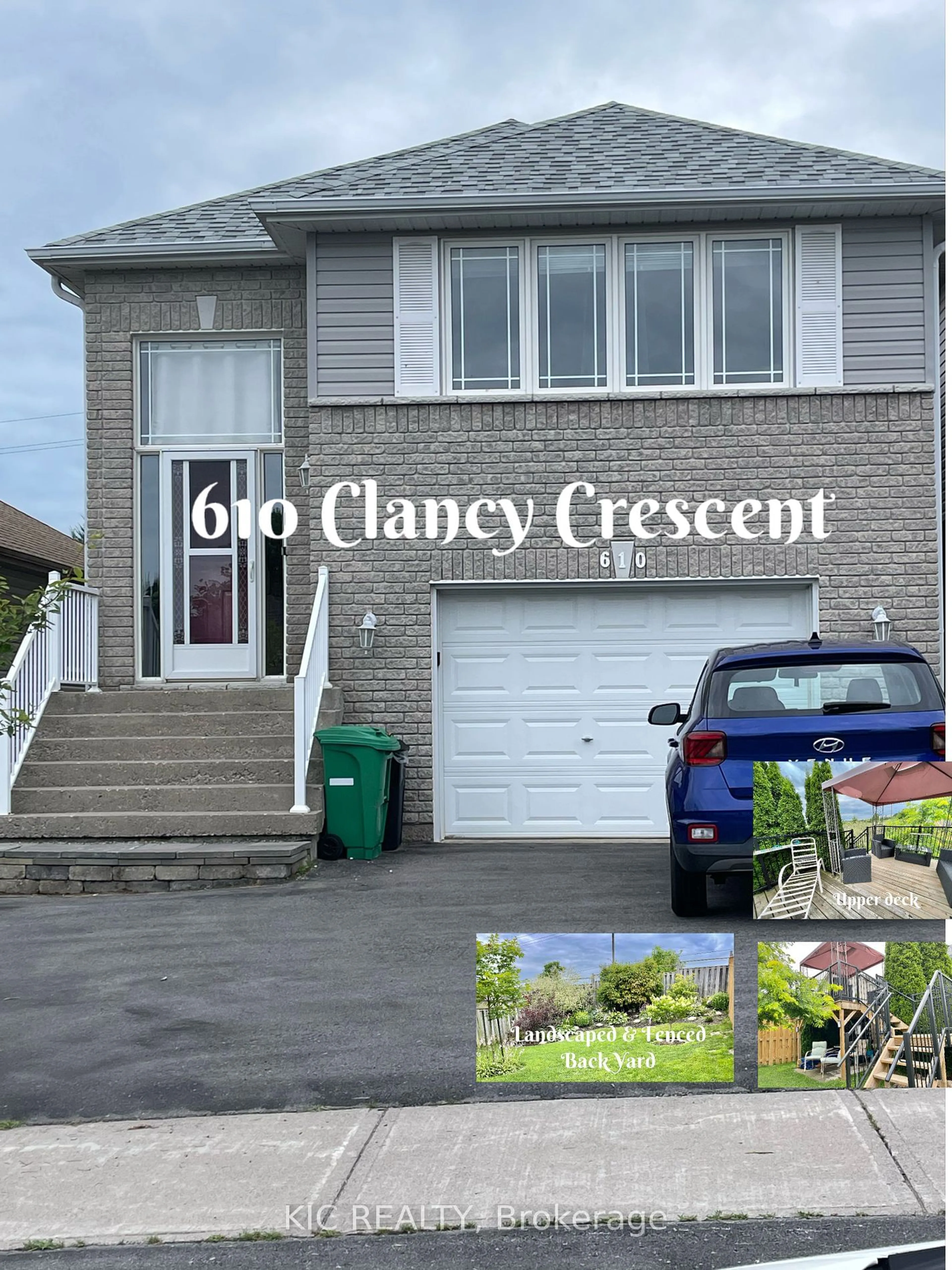 Home with vinyl exterior material for 610 Clancy Cres, Peterborough Ontario K9K 2S2