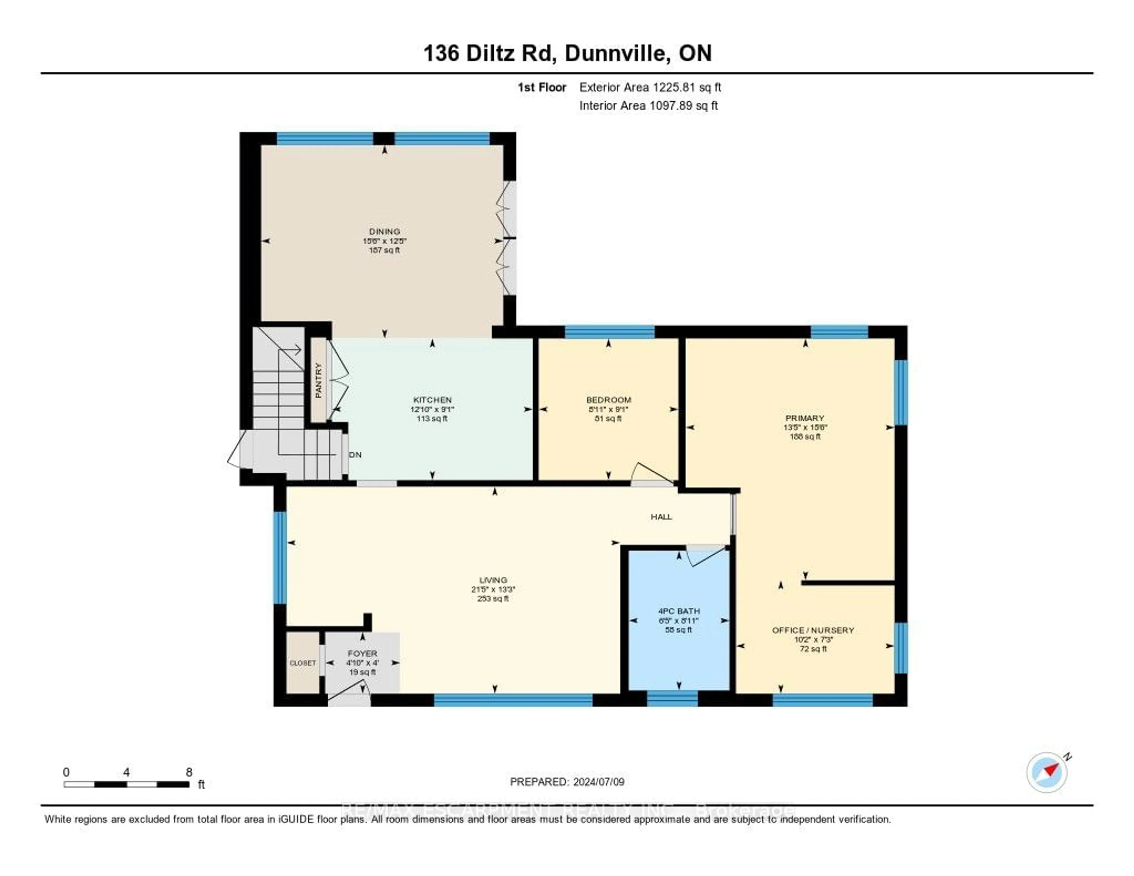 Floor plan for 136 Diltz Rd, Haldimand Ontario N1A 2V7