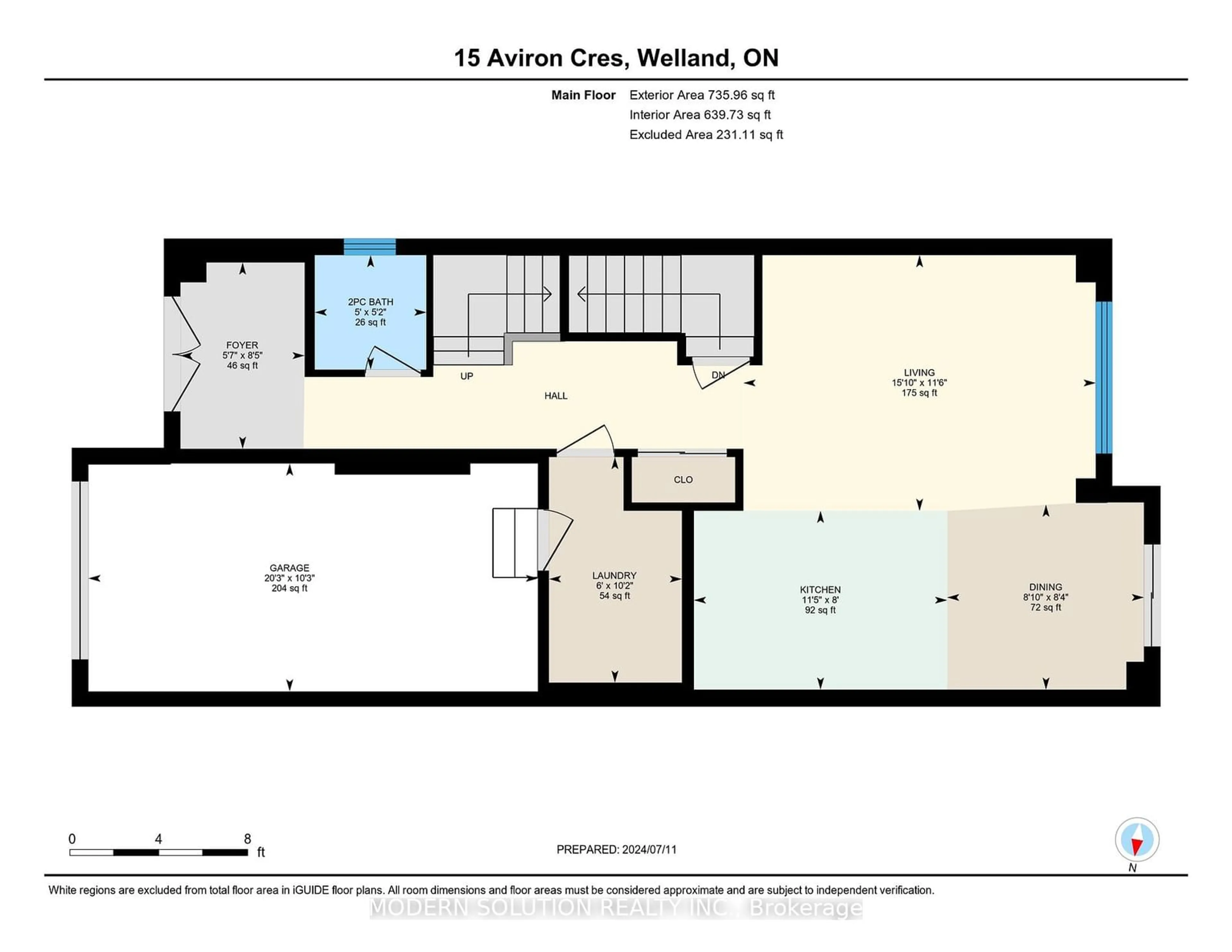 Floor plan for 15 Aviron Cres, Welland Ontario L3B 0M3