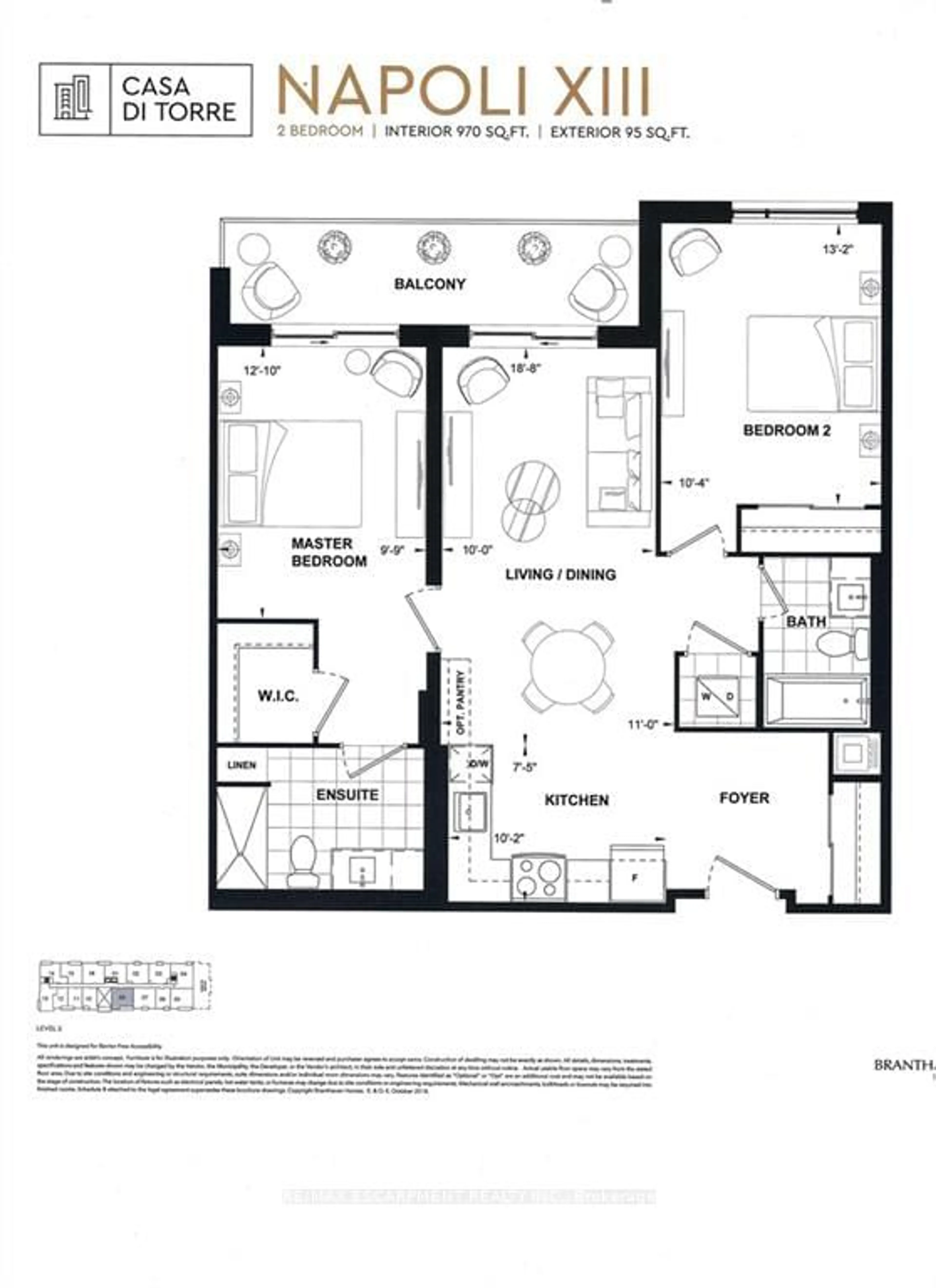 Floor plan for 121 Highway 8 #308, Hamilton Ontario L8G 0A3