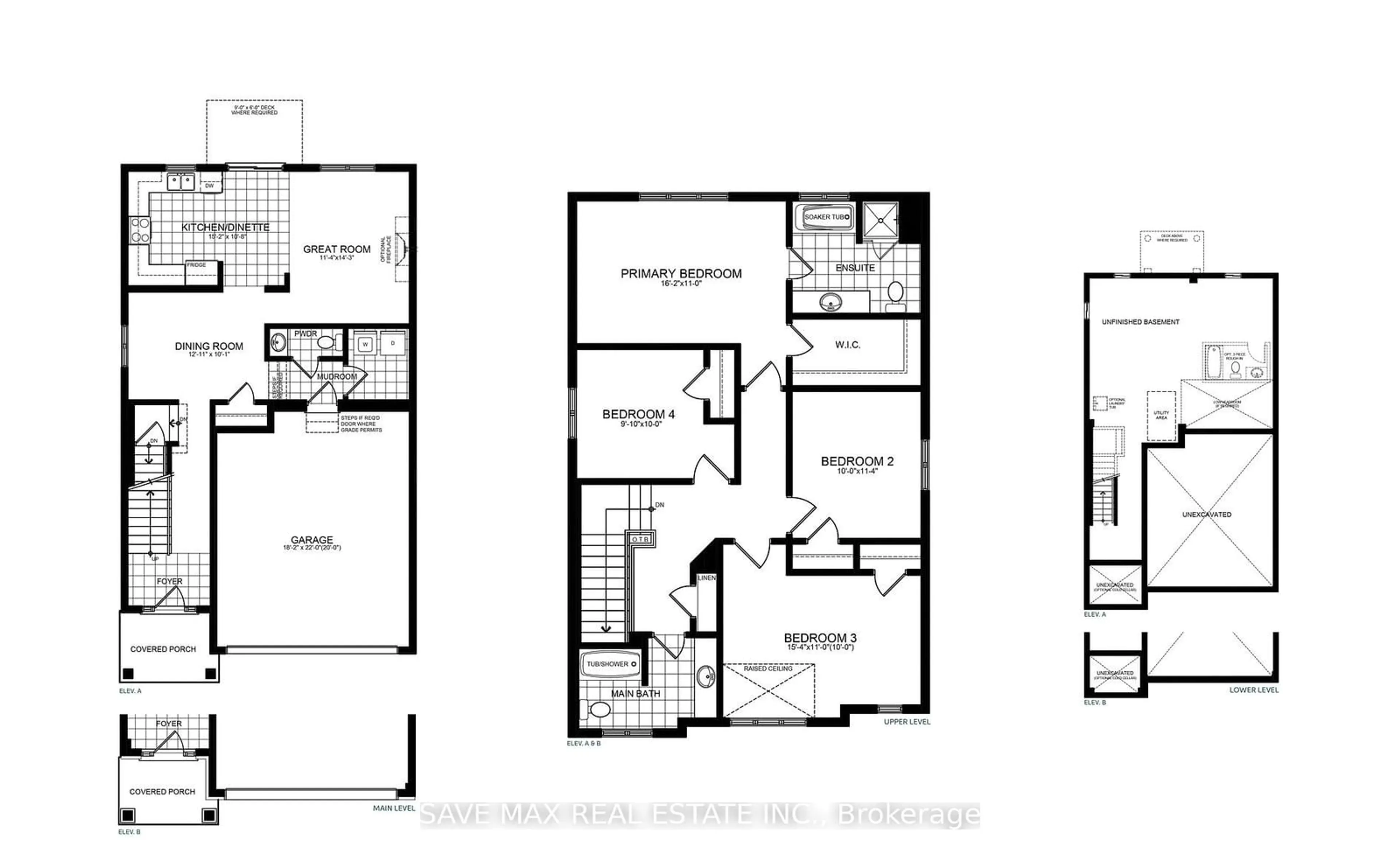 Floor plan for Lot 35 Beechwood Forest Lane, Gravenhurst Ontario P1P 1A7