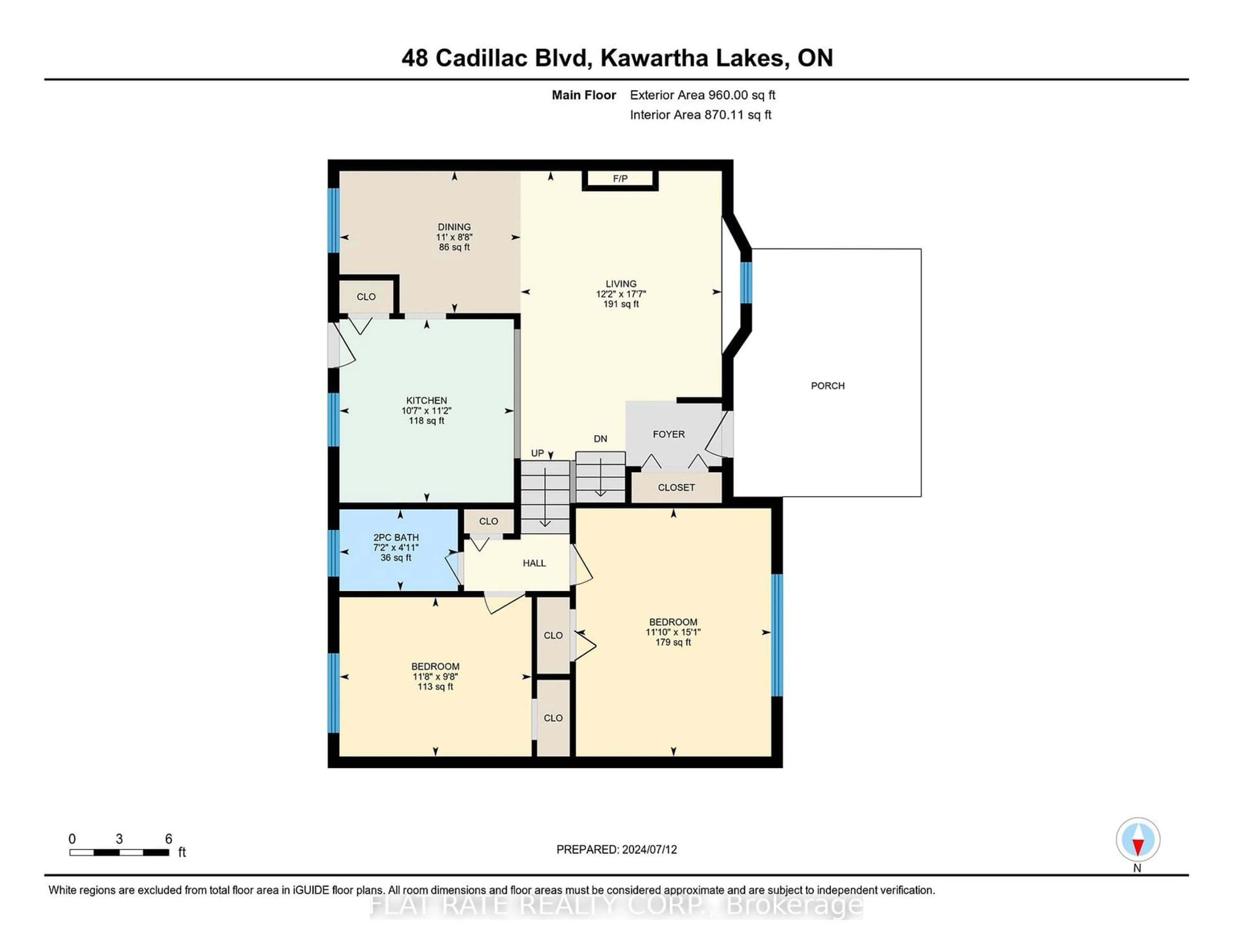 Floor plan for 48 Cadillac Blvd, Kawartha Lakes Ontario K0L 2W0