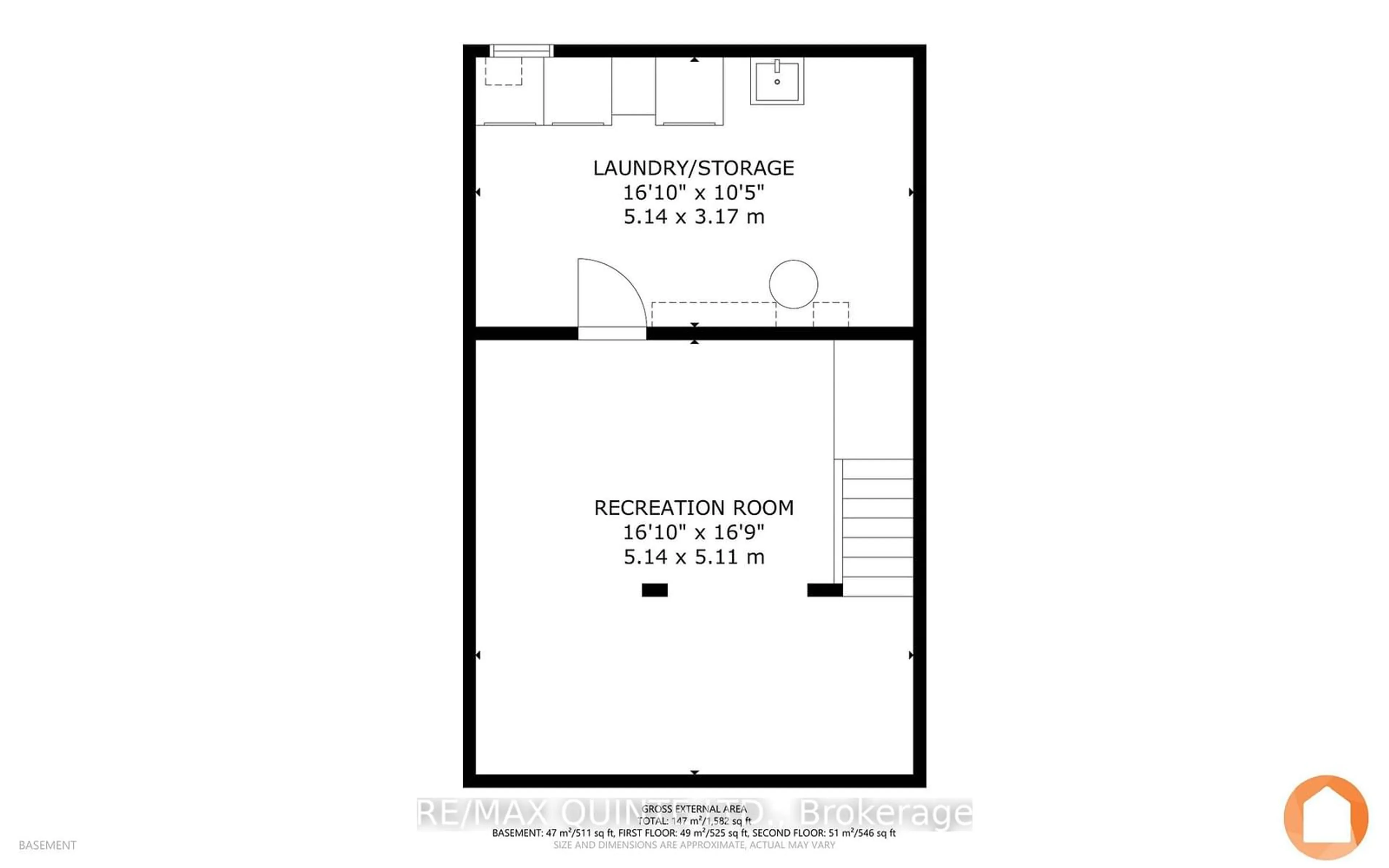 Floor plan for 203 North park St #E, Belleville Ontario K8P 4T9