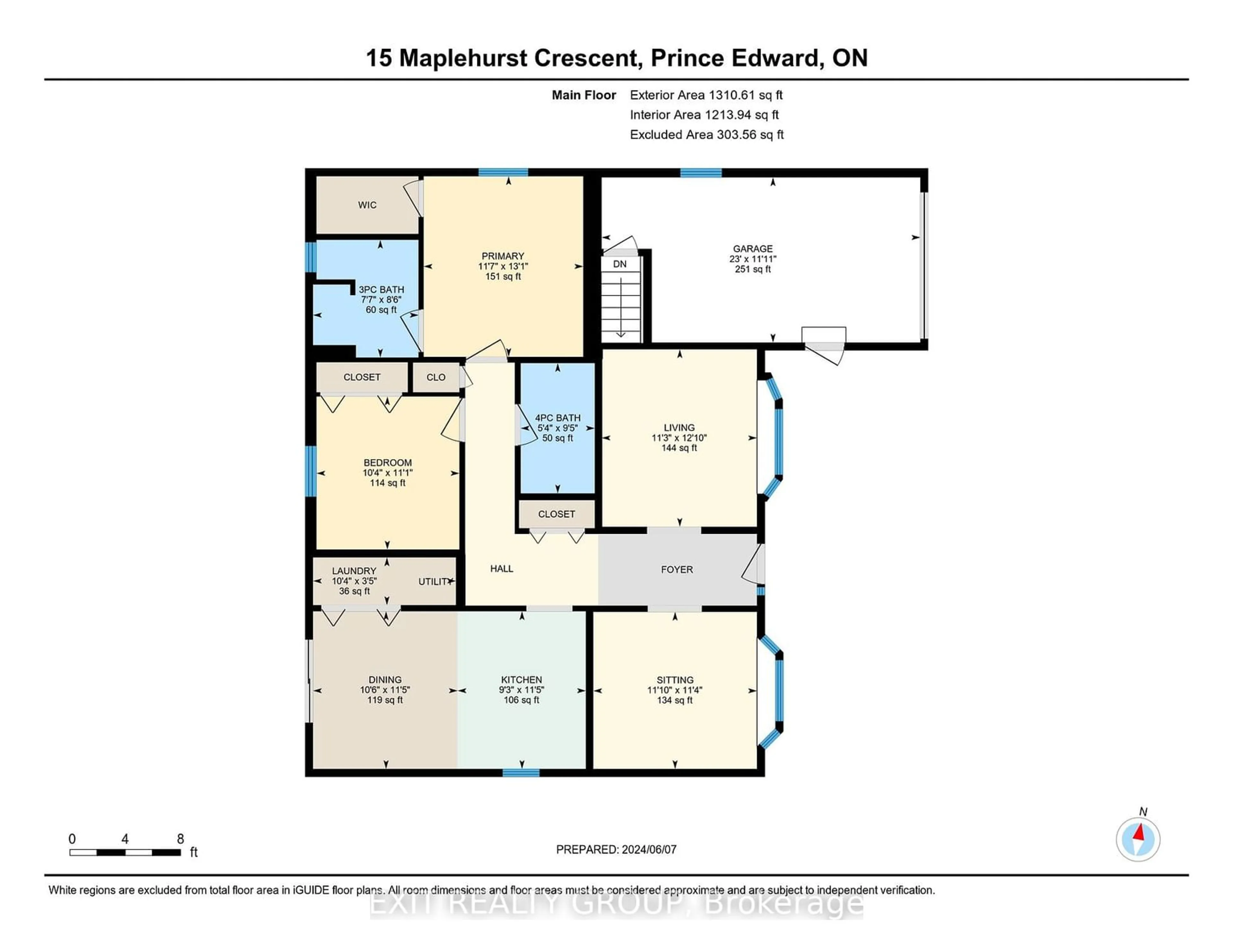 Floor plan for 15 Maplehurst Cres, Prince Edward County Ontario K0K 3L0