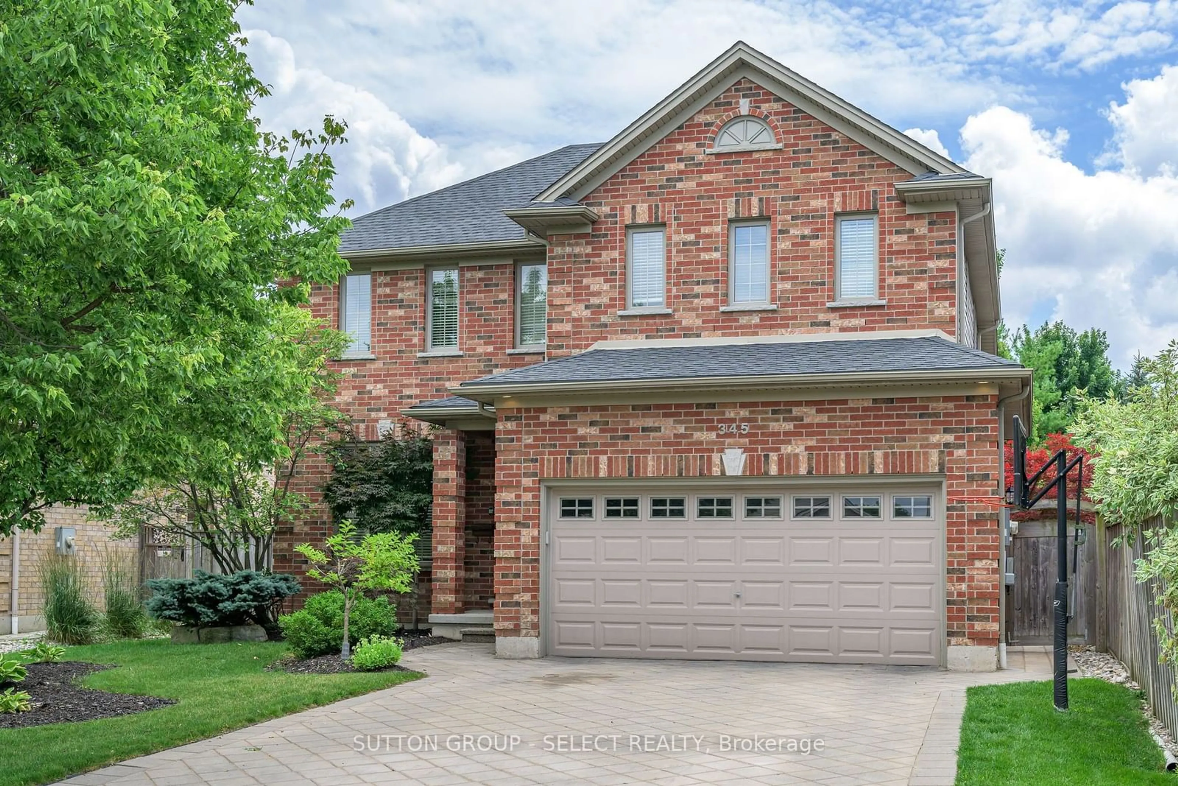 Home with brick exterior material for 345 Meadowsweet Tr, London Ontario N5X 4R5