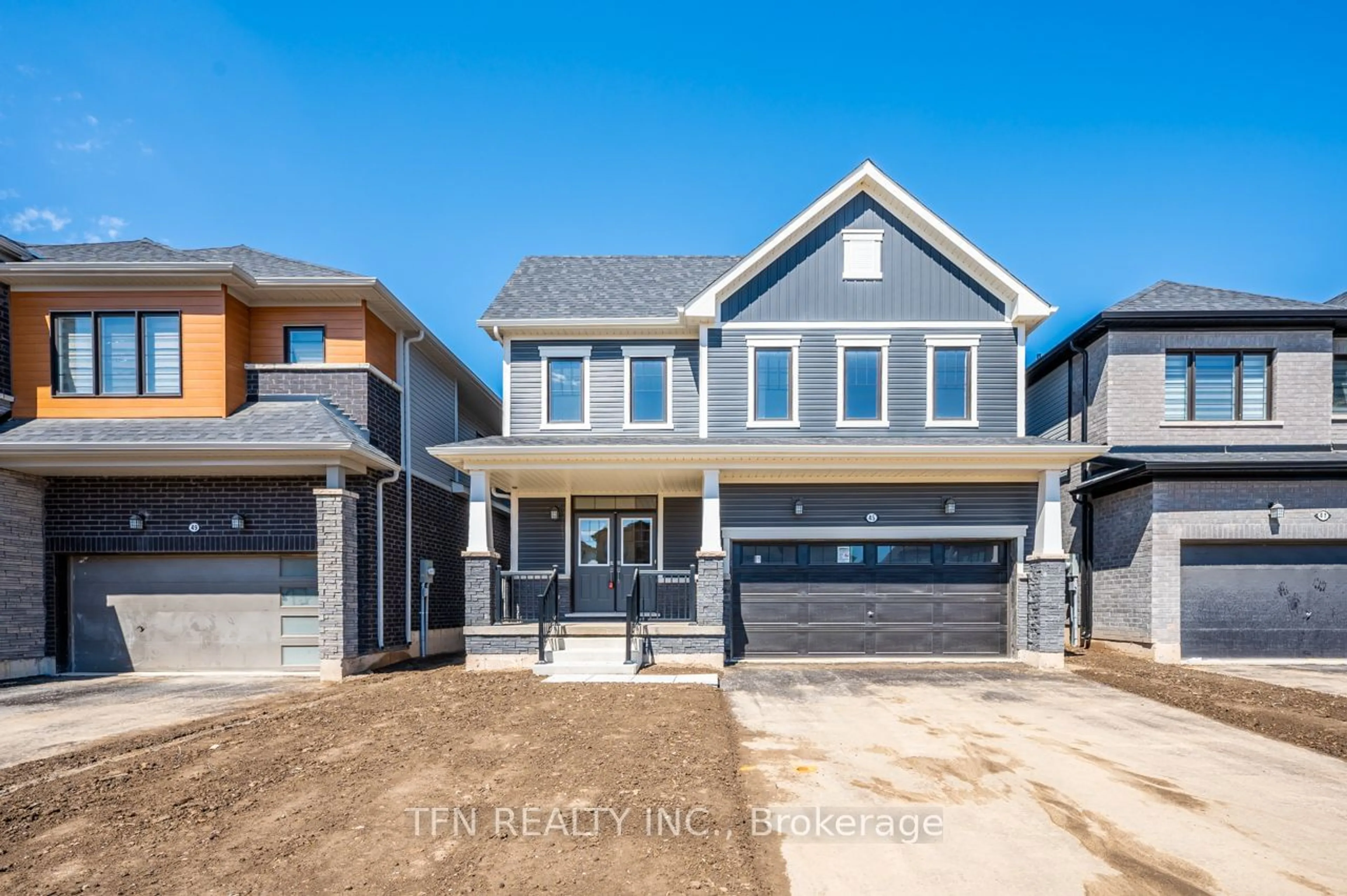 Frontside or backside of a home, the street view for 45 Lavender Rd, Thorold Ontario L3B 0L4