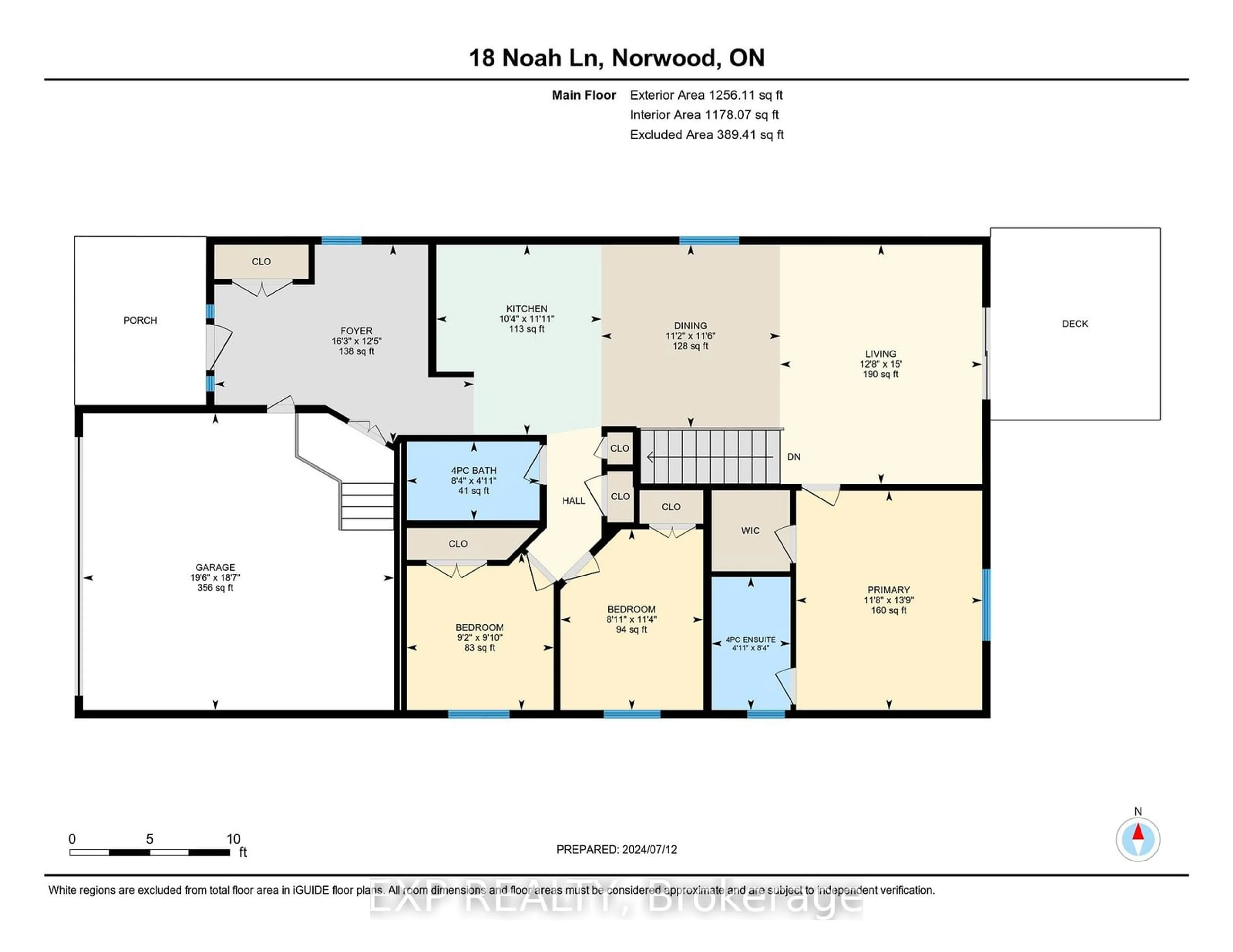Floor plan for 18 Noah Lane, Asphodel-Norwood Ontario K0L 2V0