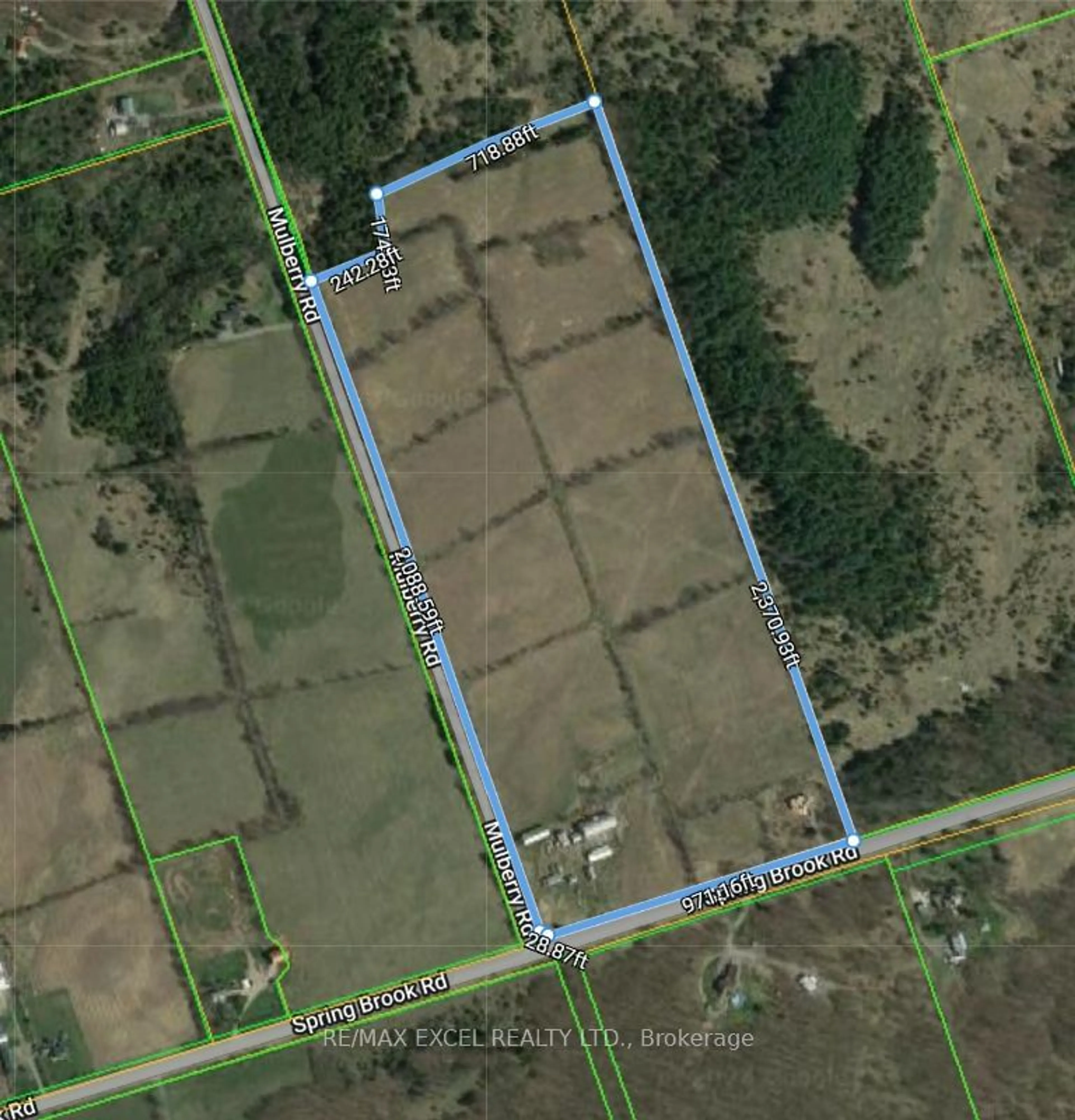 Picture of a map for 1762 Springbrook Rd, Stirling-Rawdon Ontario K0K 3C0