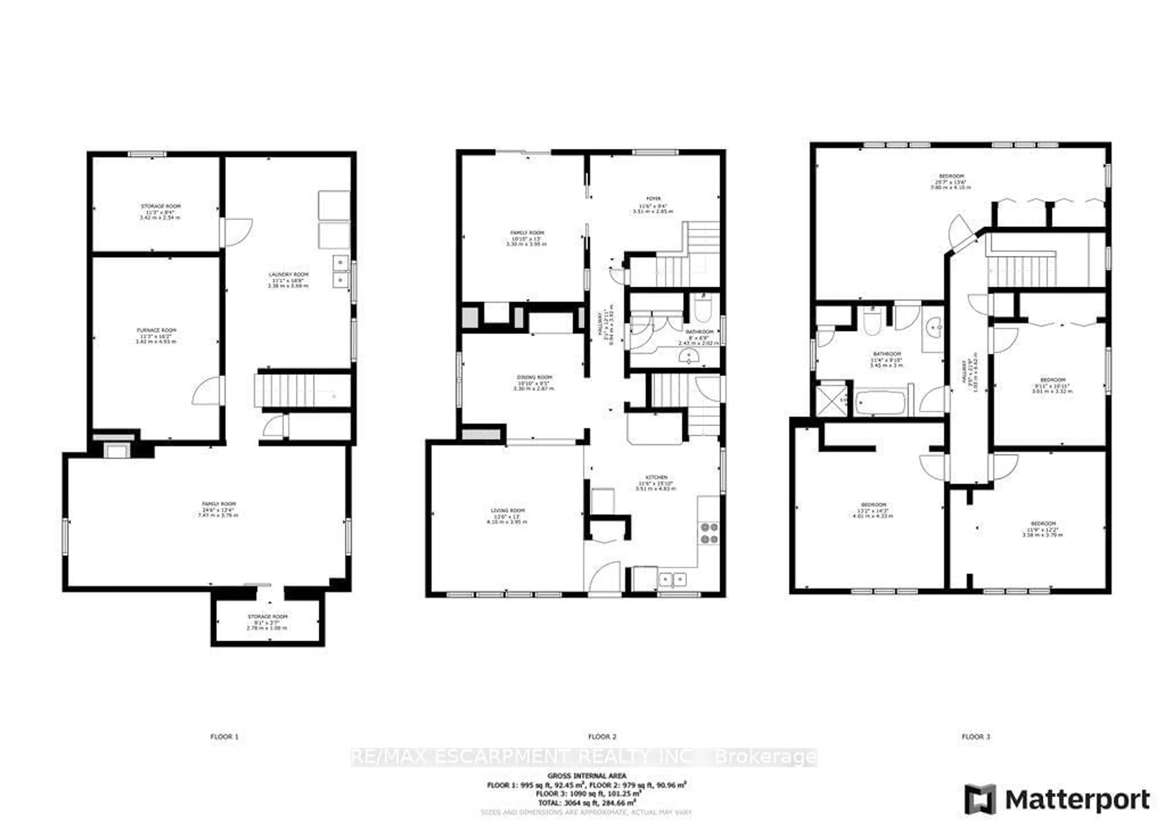 Floor plan for 855 Garth St, Hamilton Ontario L9C 4K7