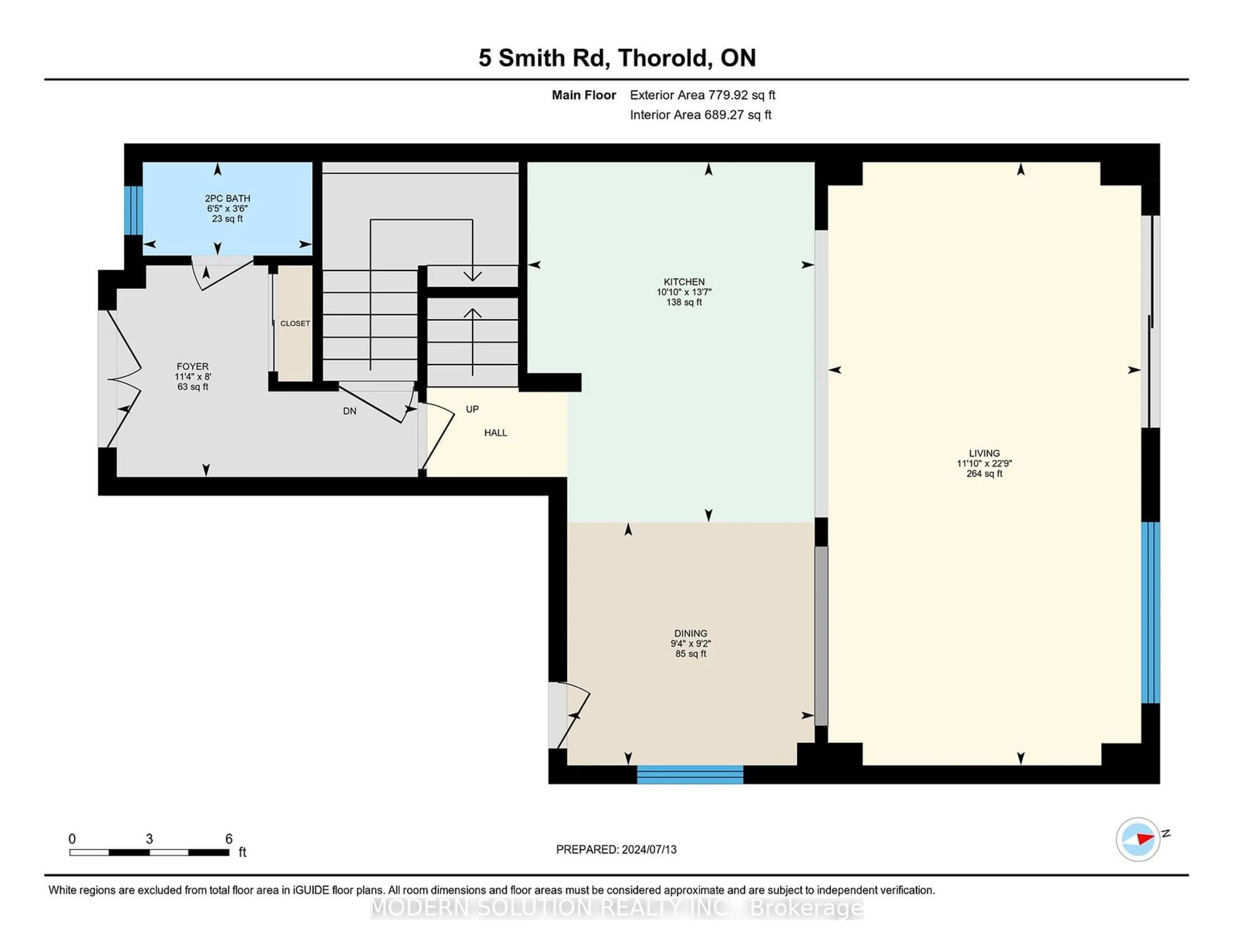 Floor plan for 5 Smith Rd, Thorold Ontario L3B 0E9