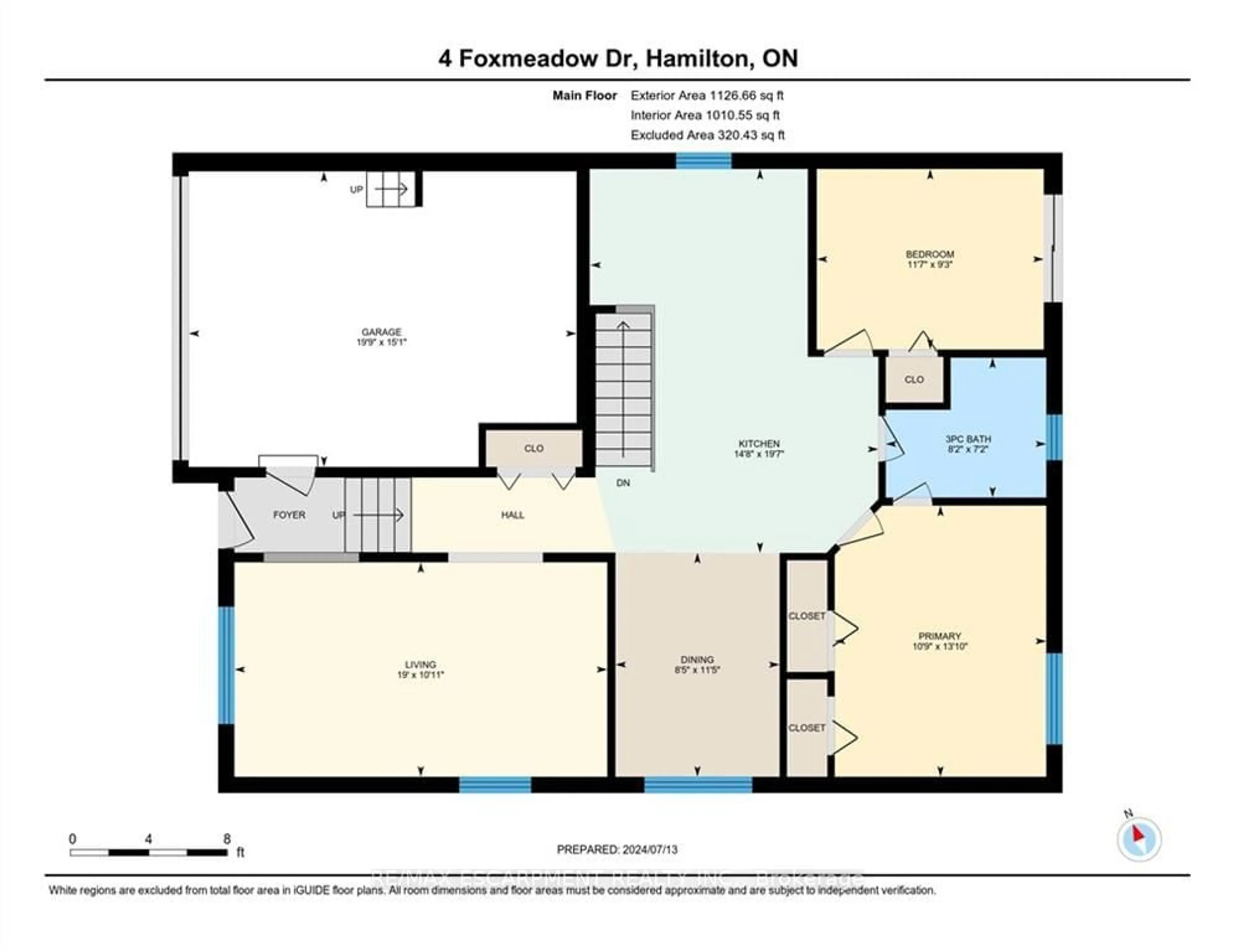 Floor plan for 4 FOXMEADOW Dr, Hamilton Ontario L8J 3P5