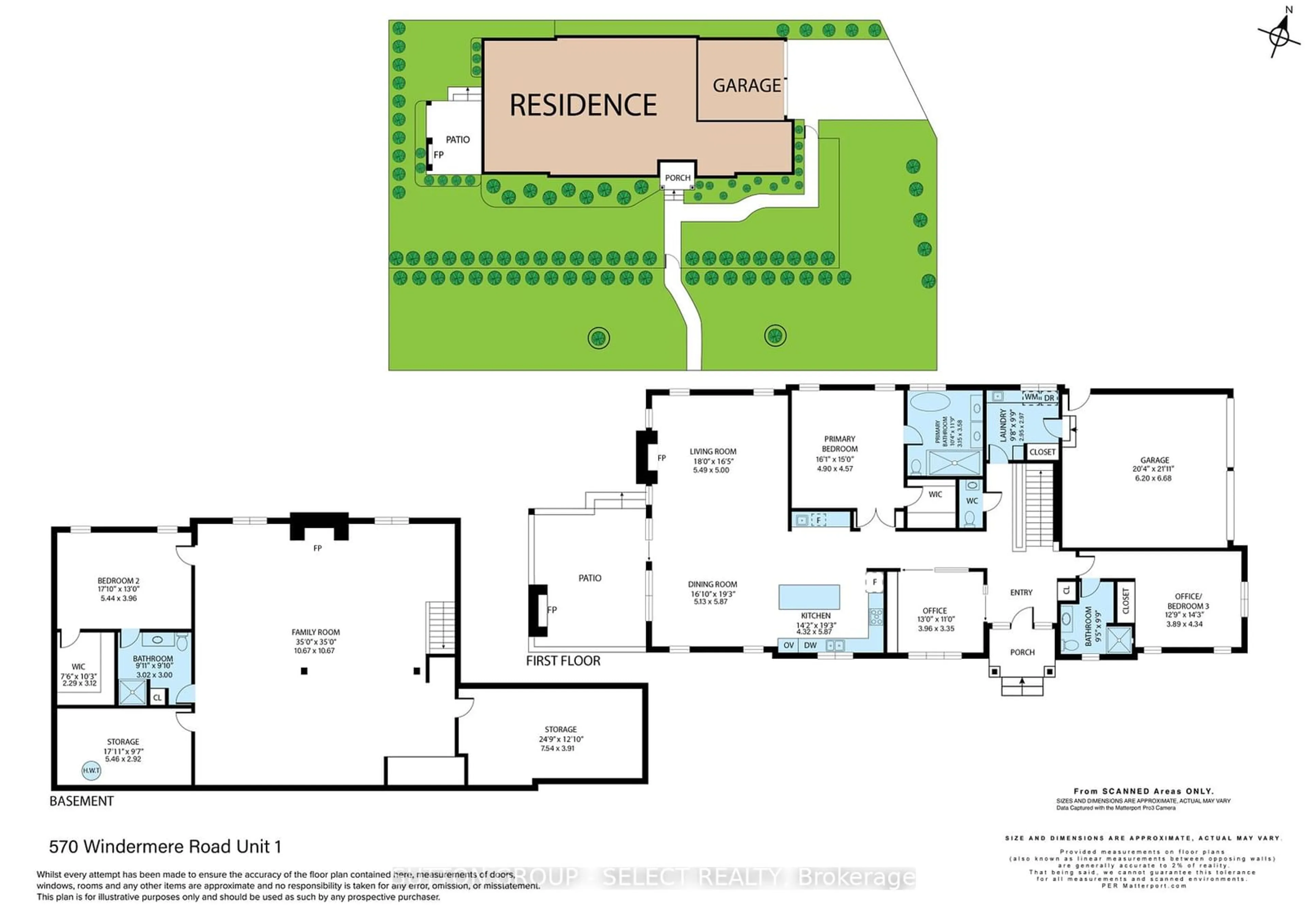 Floor plan for 570 Windermere Rd #1, London Ontario N5X 0K8