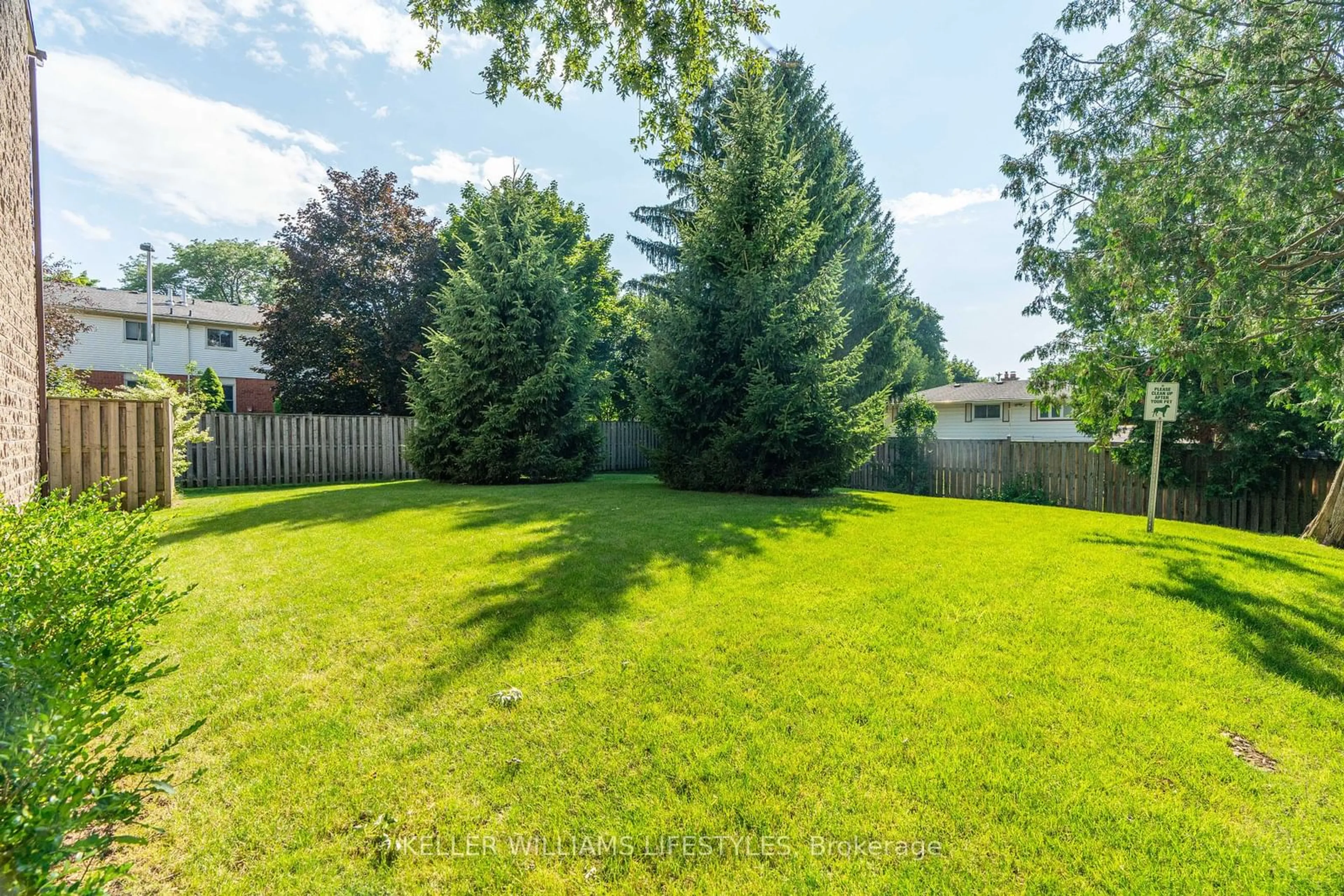 Fenced yard for 612 Wilkins St, London Ontario N6C 4Z4