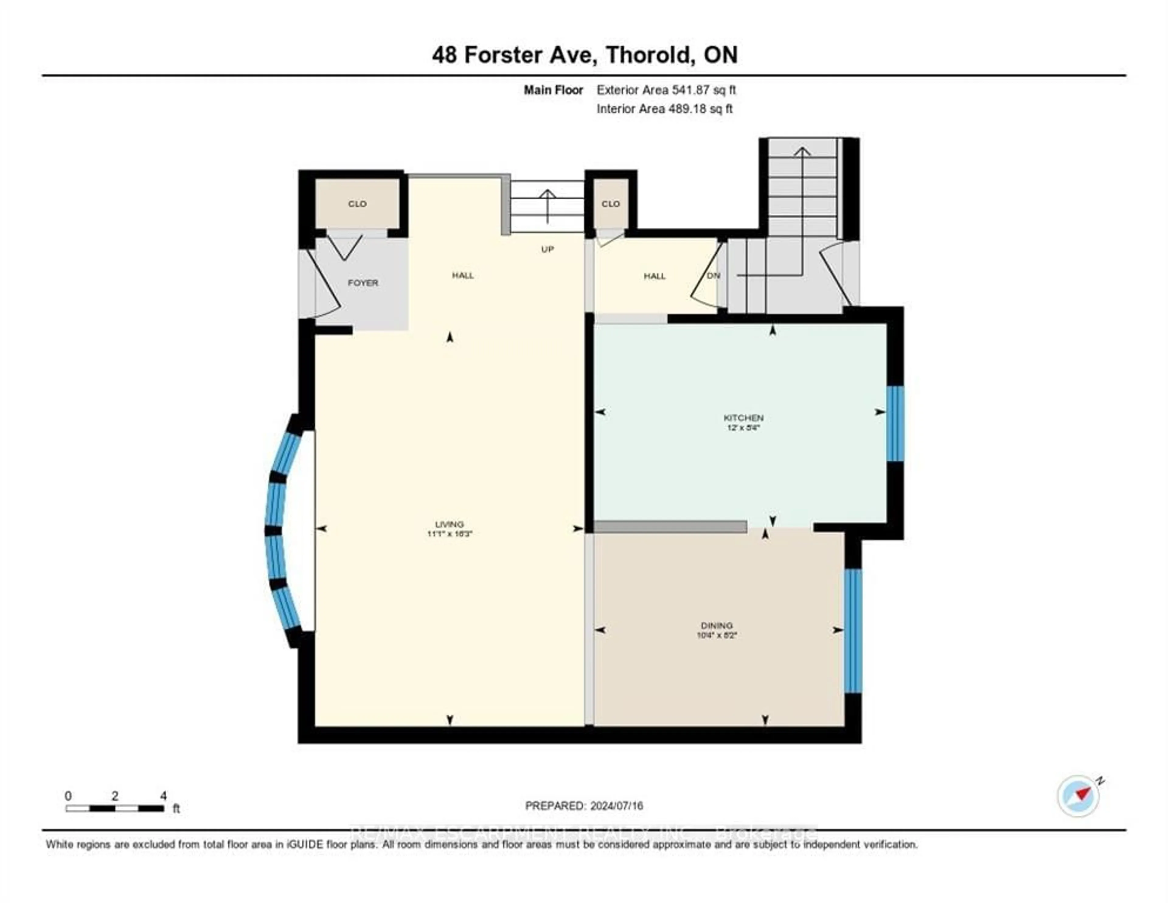 Floor plan for 48 Forster Ave, Thorold Ontario L2V 4J5