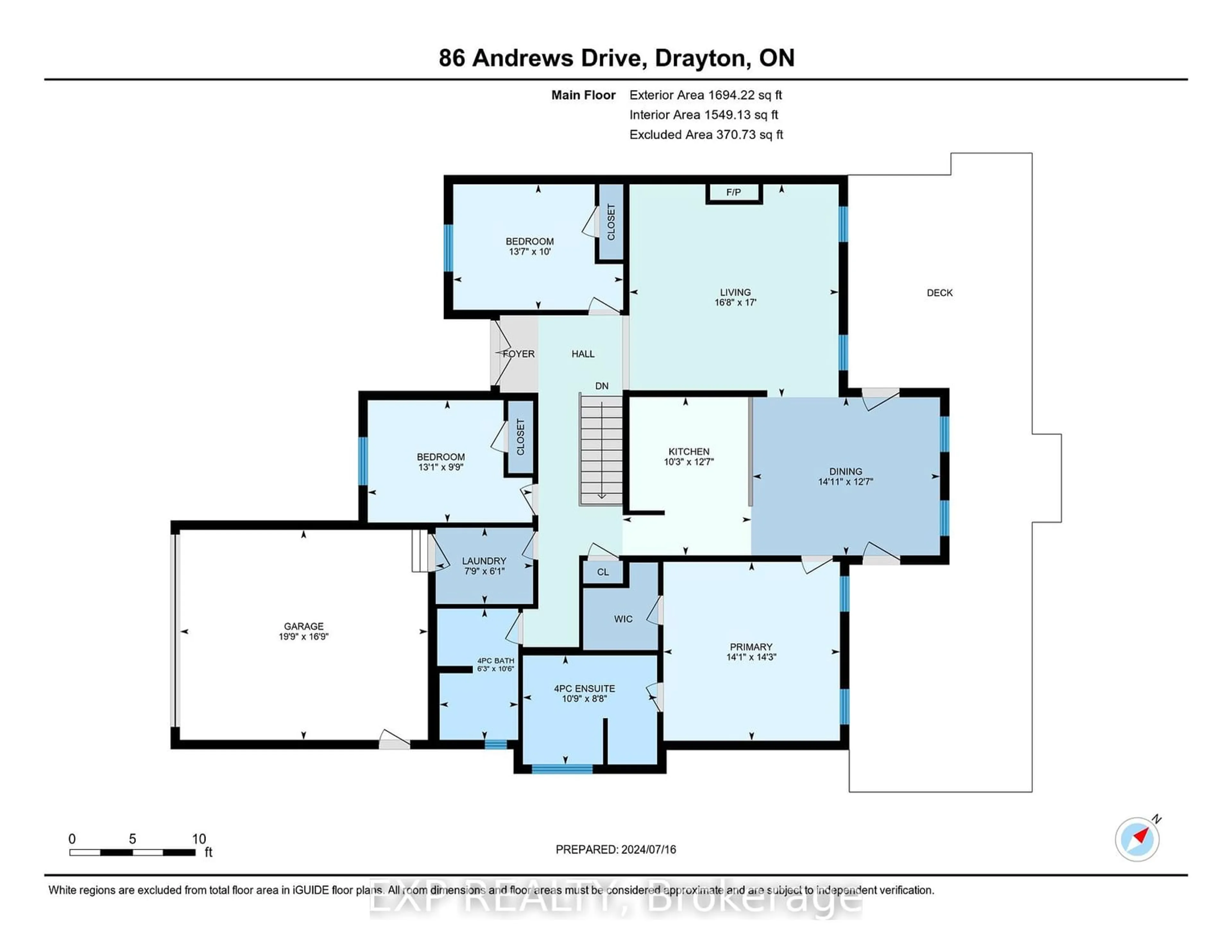 Floor plan for 86 Andrews Dr, Mapleton Ontario N0G 1P0