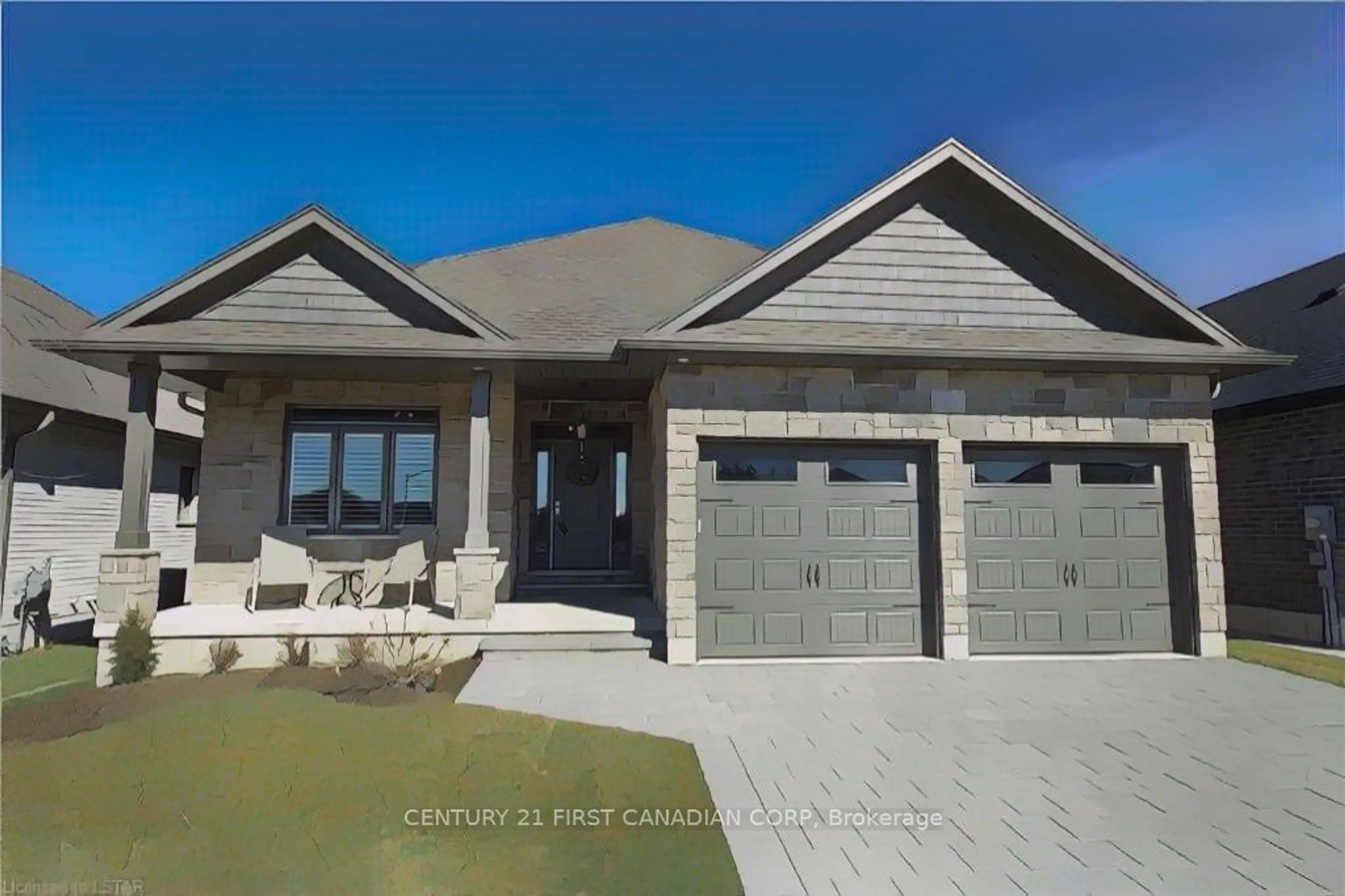 Frontside or backside of a home for 42 Briscoe Cres, Strathroy-Caradoc Ontario N7G 0G3