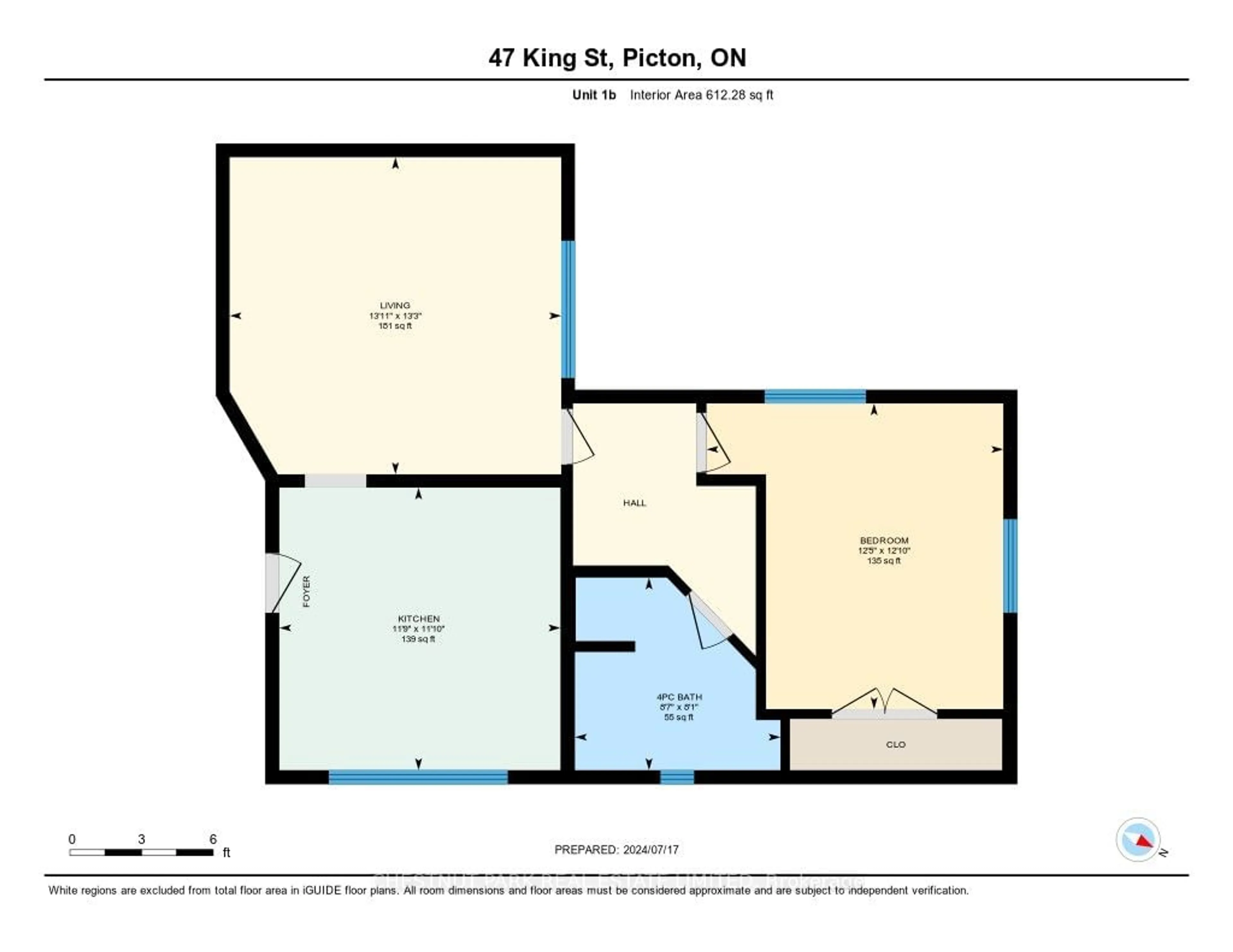 Floor plan for 47 King St, Prince Edward County Ontario K0K 2T0