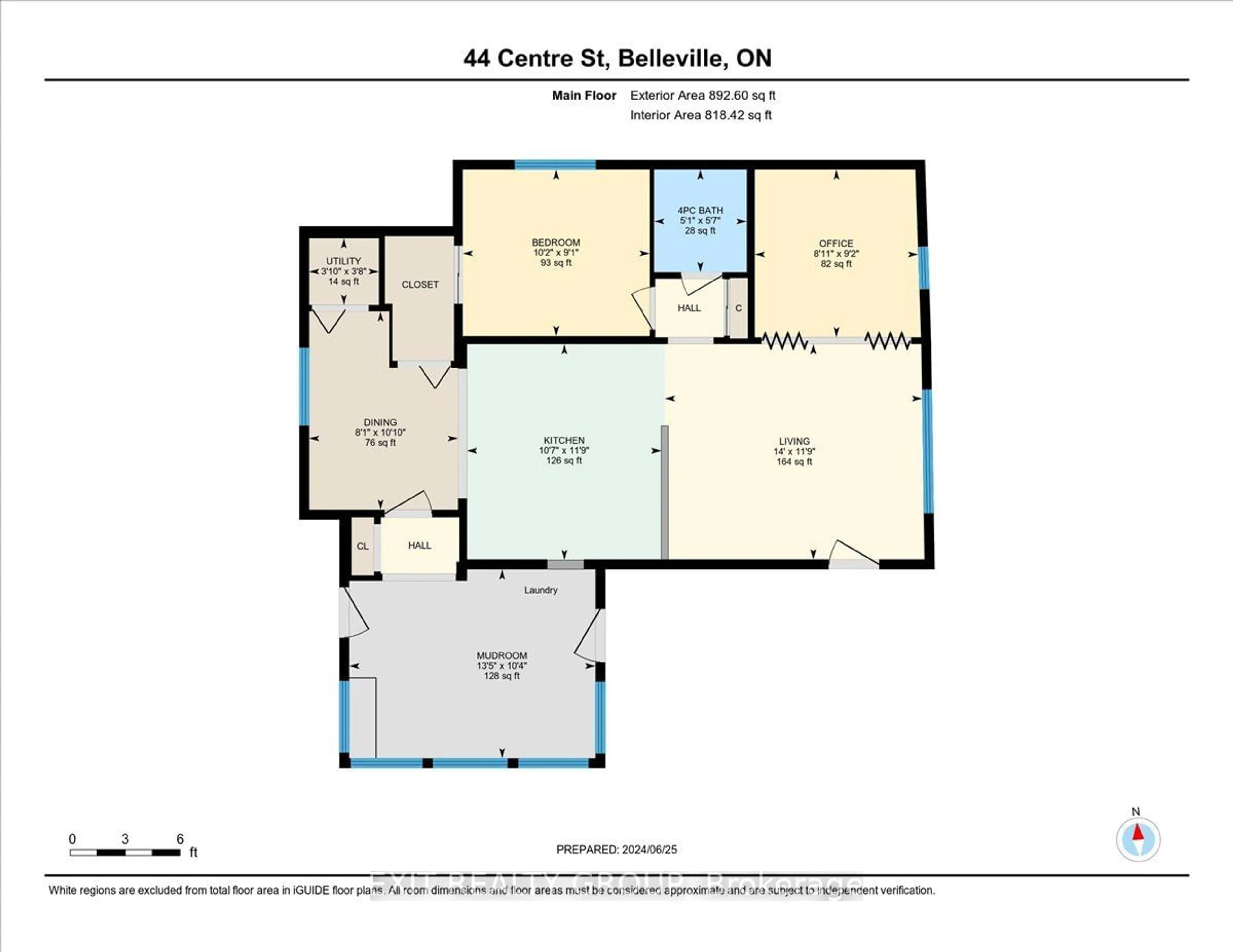 Floor plan for 44 Centre St, Belleville Ontario K8N 4W6