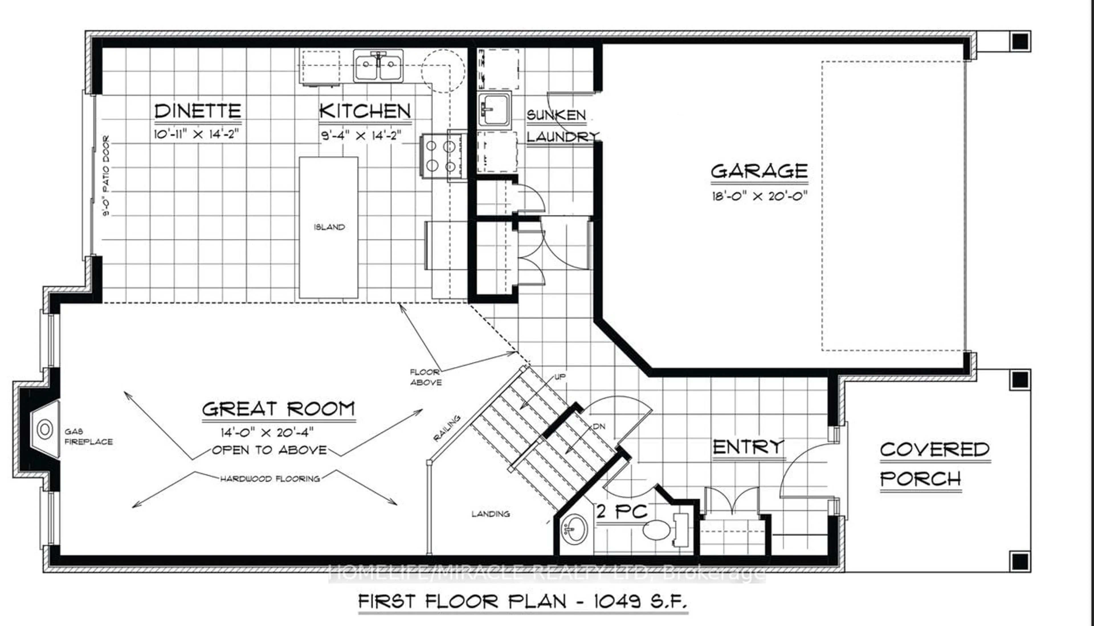 Floor plan for 23 Tindall Cres, East Luther Grand Valley Ontario L9W 7R9