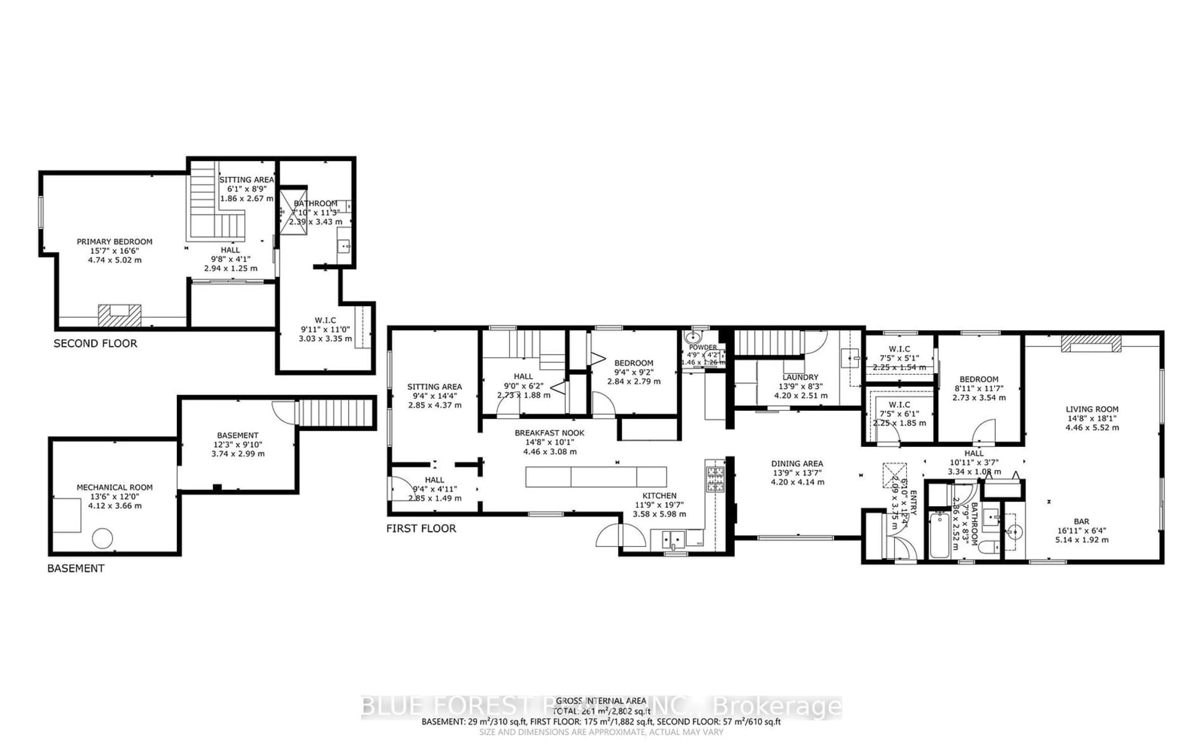 Floor plan for 726 Maitland St, London Ontario N5Y 2W1