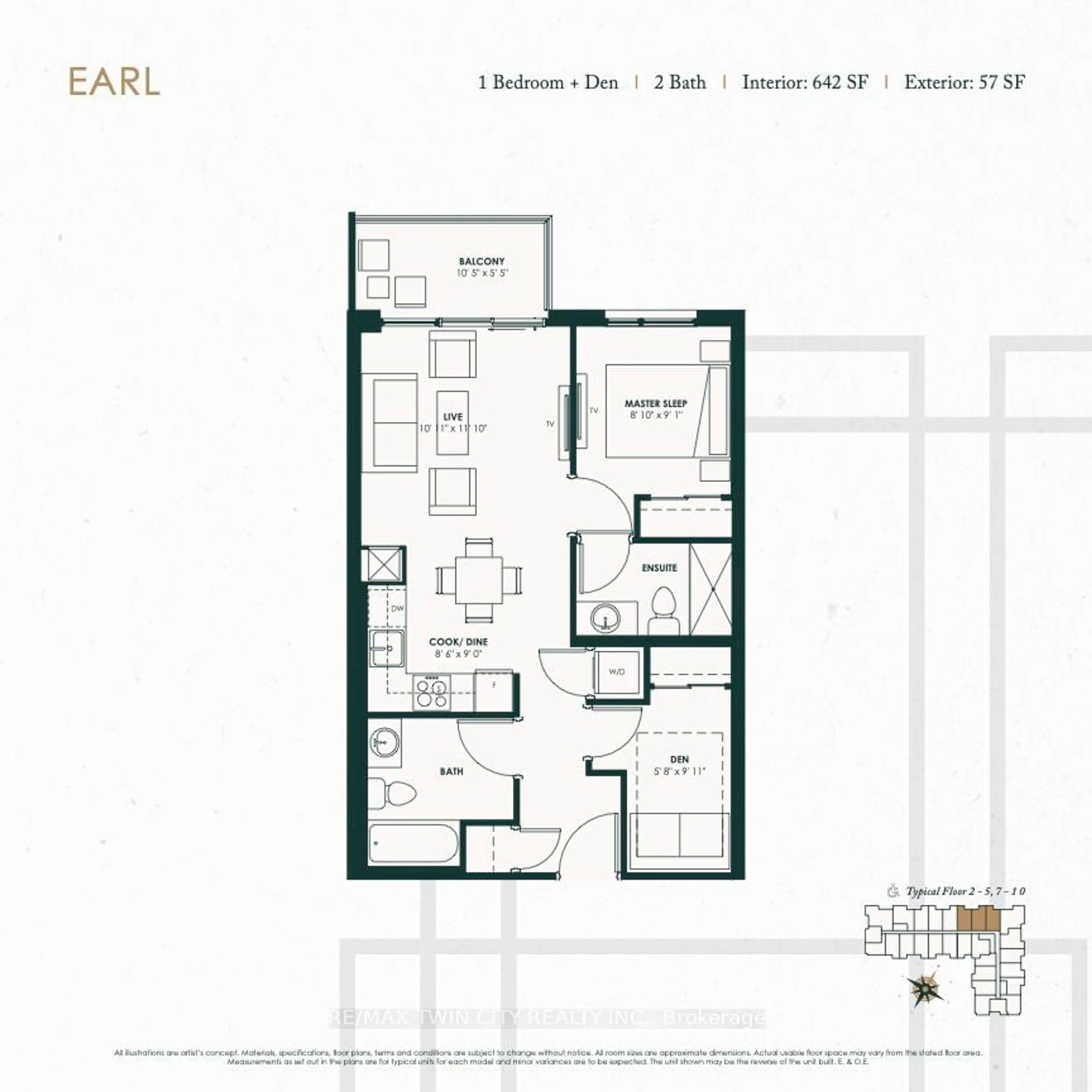 Floor plan for 401 Shellard Lane #726, Brantford Ontario N3T 5L5