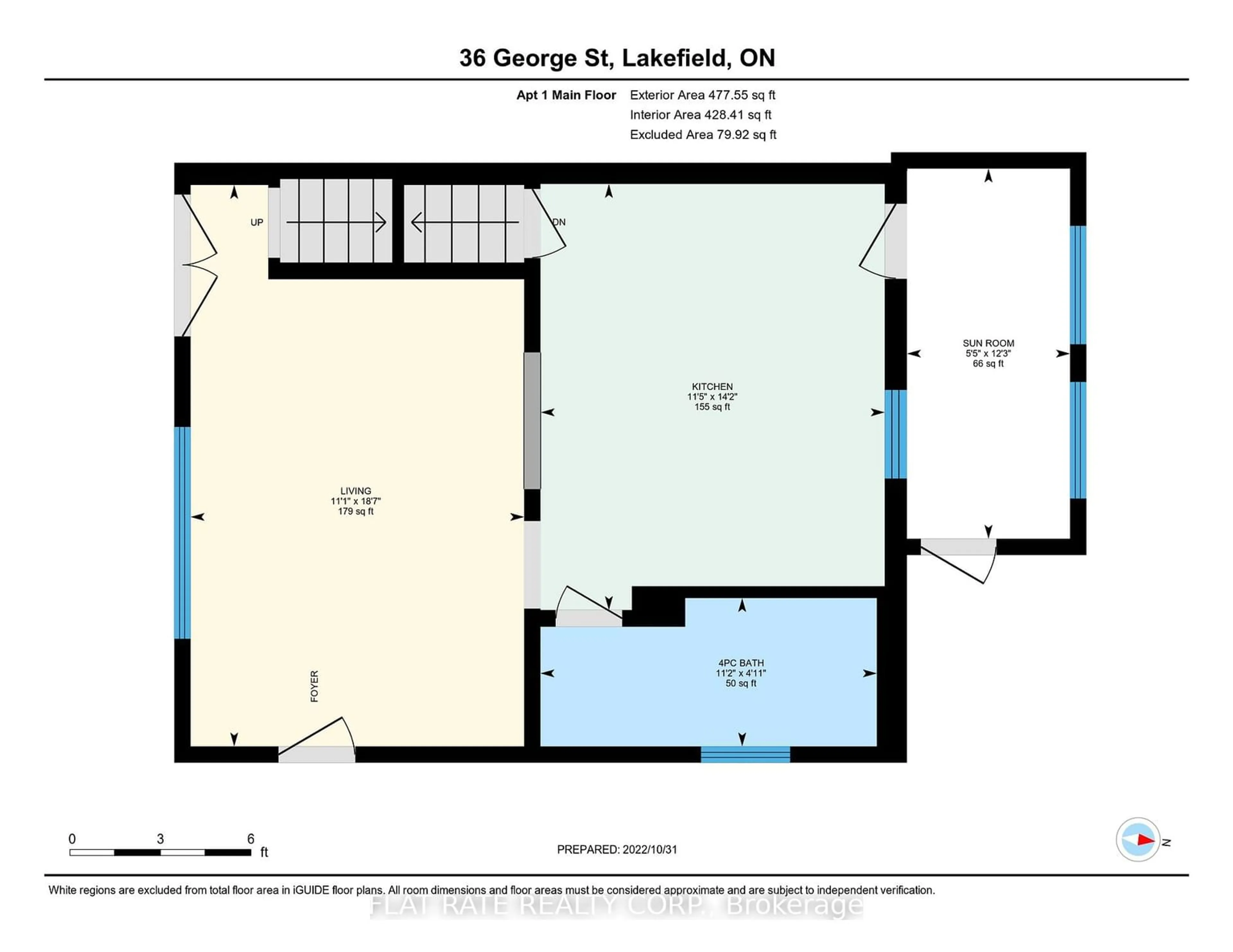 Floor plan for 63-65 GEORGE St, Smith-Ennismore-Lakefield Ontario K0L 2H0