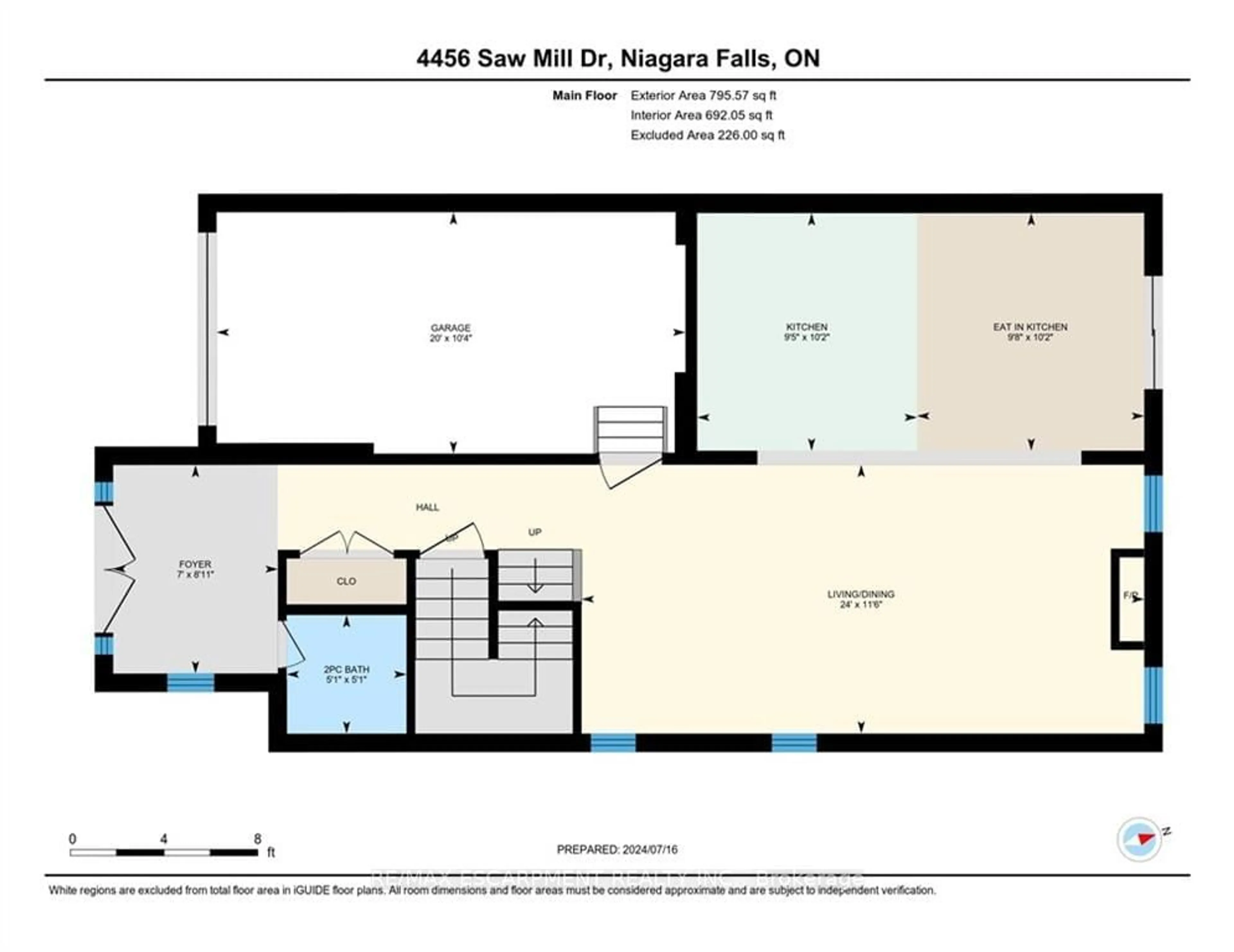 Floor plan for 4456 Saw Mill Dr, Niagara Falls Ontario L2G 0G2