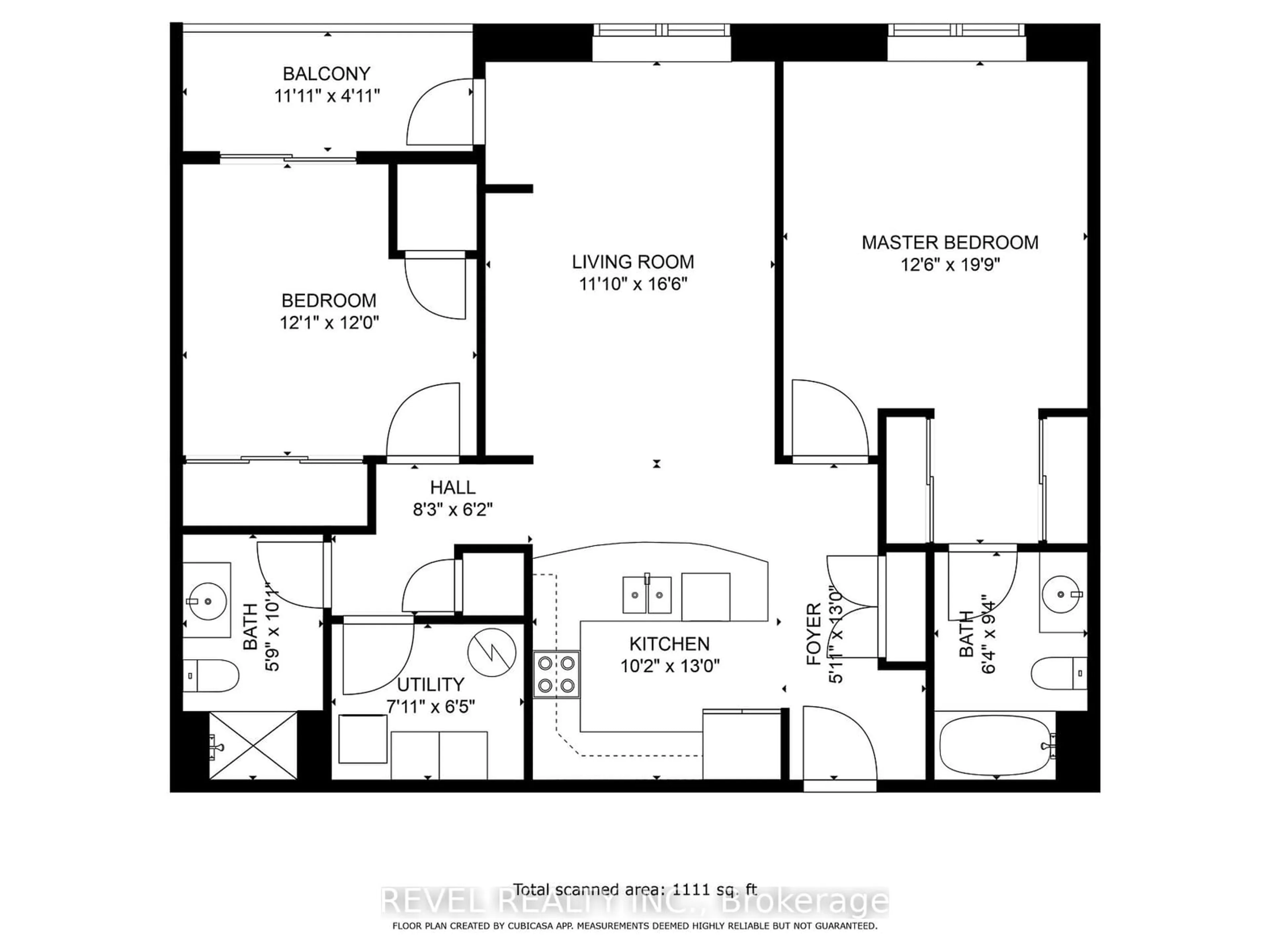 Floor plan for 2799 St. Paul Ave #203, Niagara Falls Ontario L2J 2L3