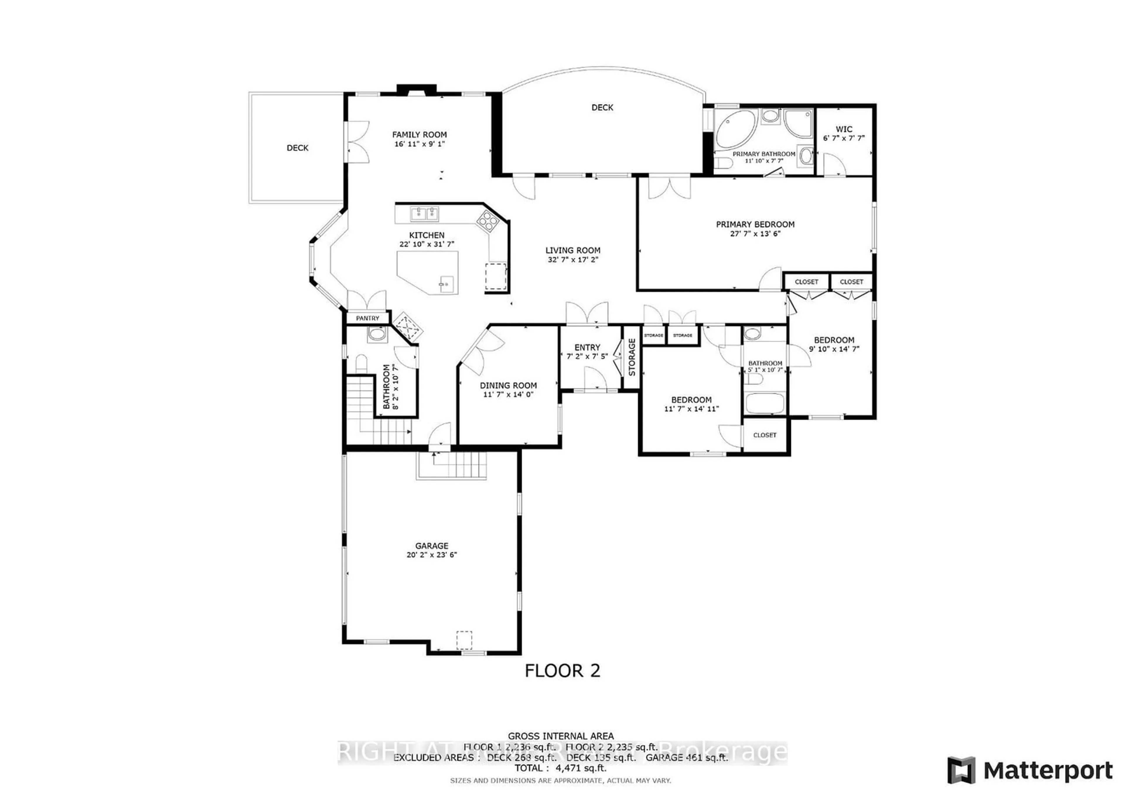 Floor plan for 21 Primrose Lane, South Stormont Ontario K0C 1P0