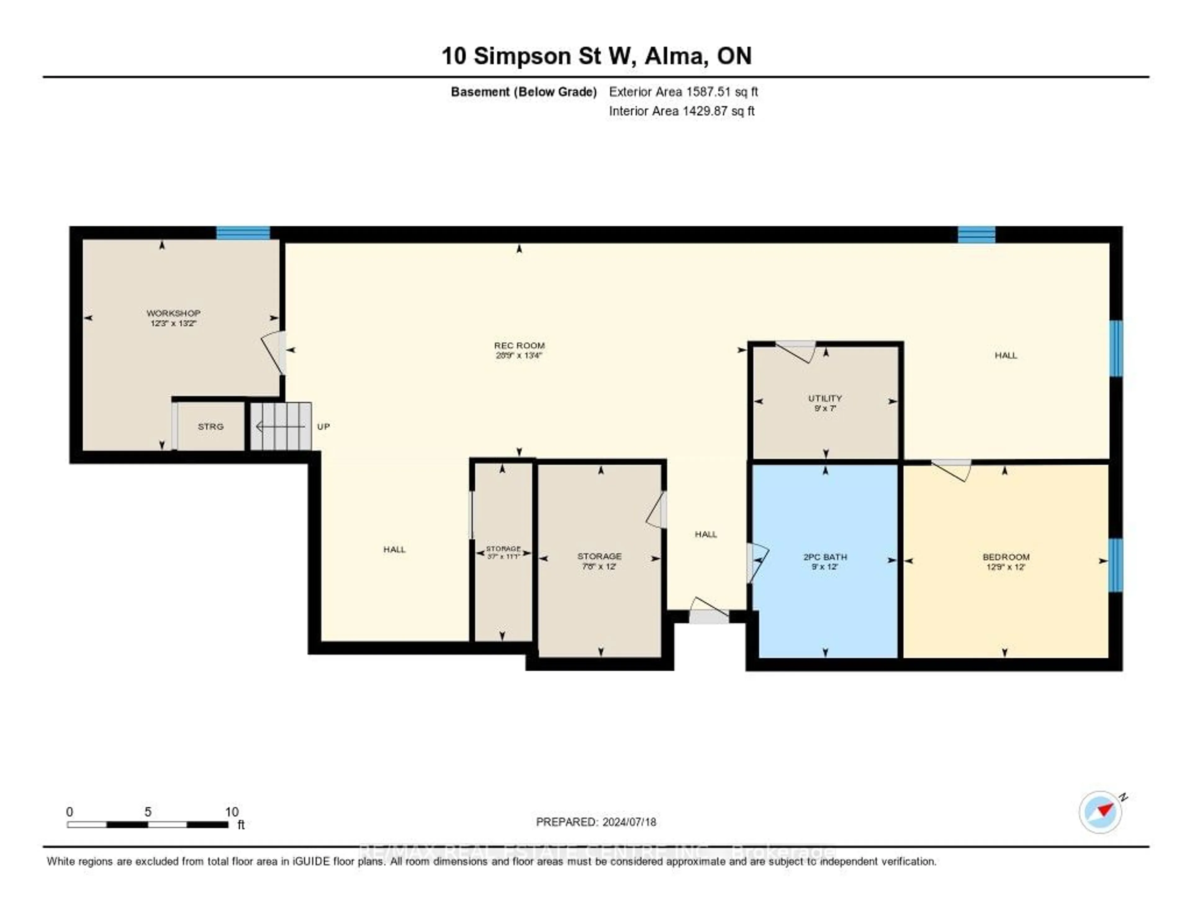 Floor plan for 10 Simpson Street West St, Mapleton Ontario N0B 1A0