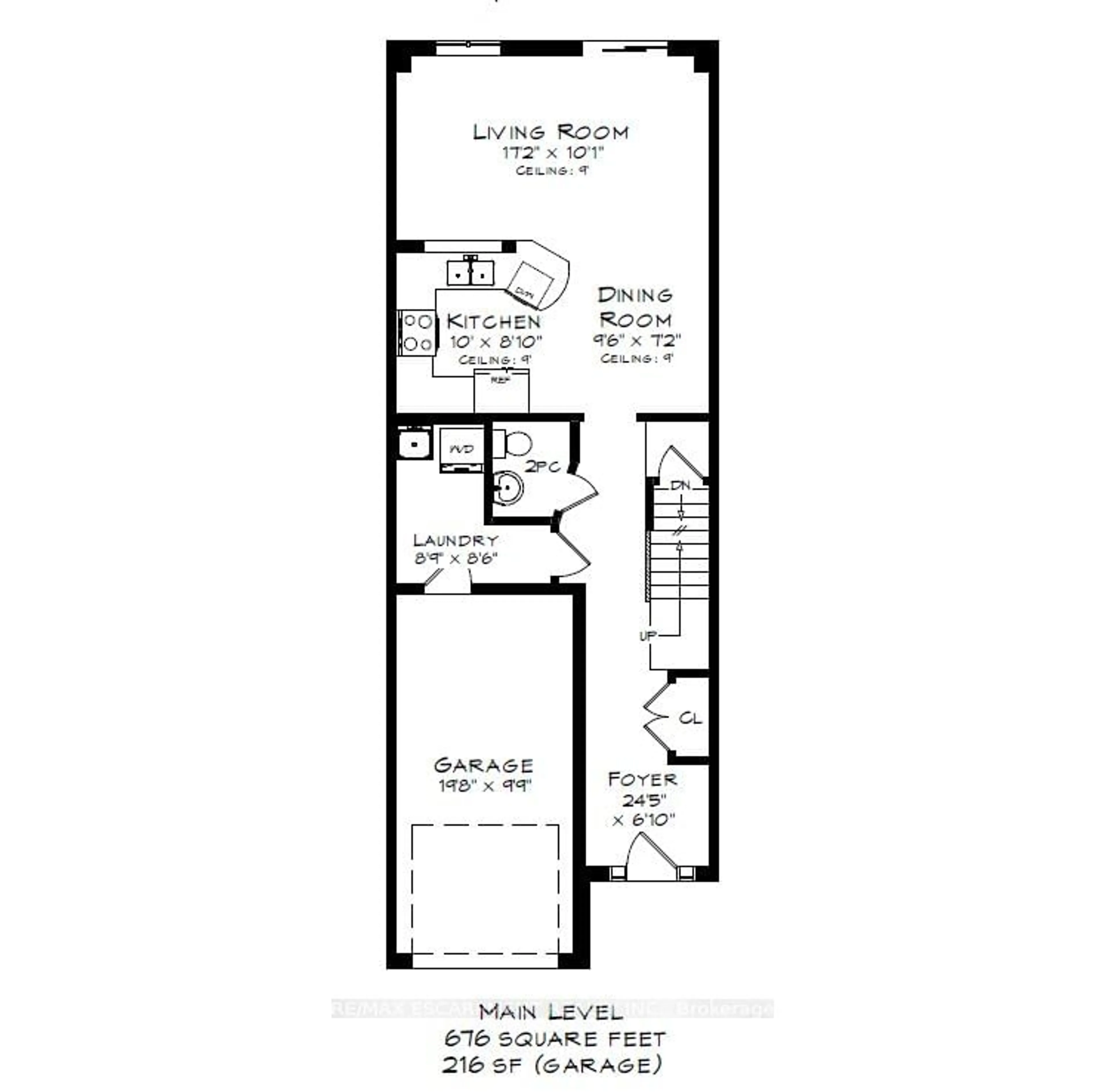 Floor plan for 6 Cole St, Hamilton Ontario L8B 0R2