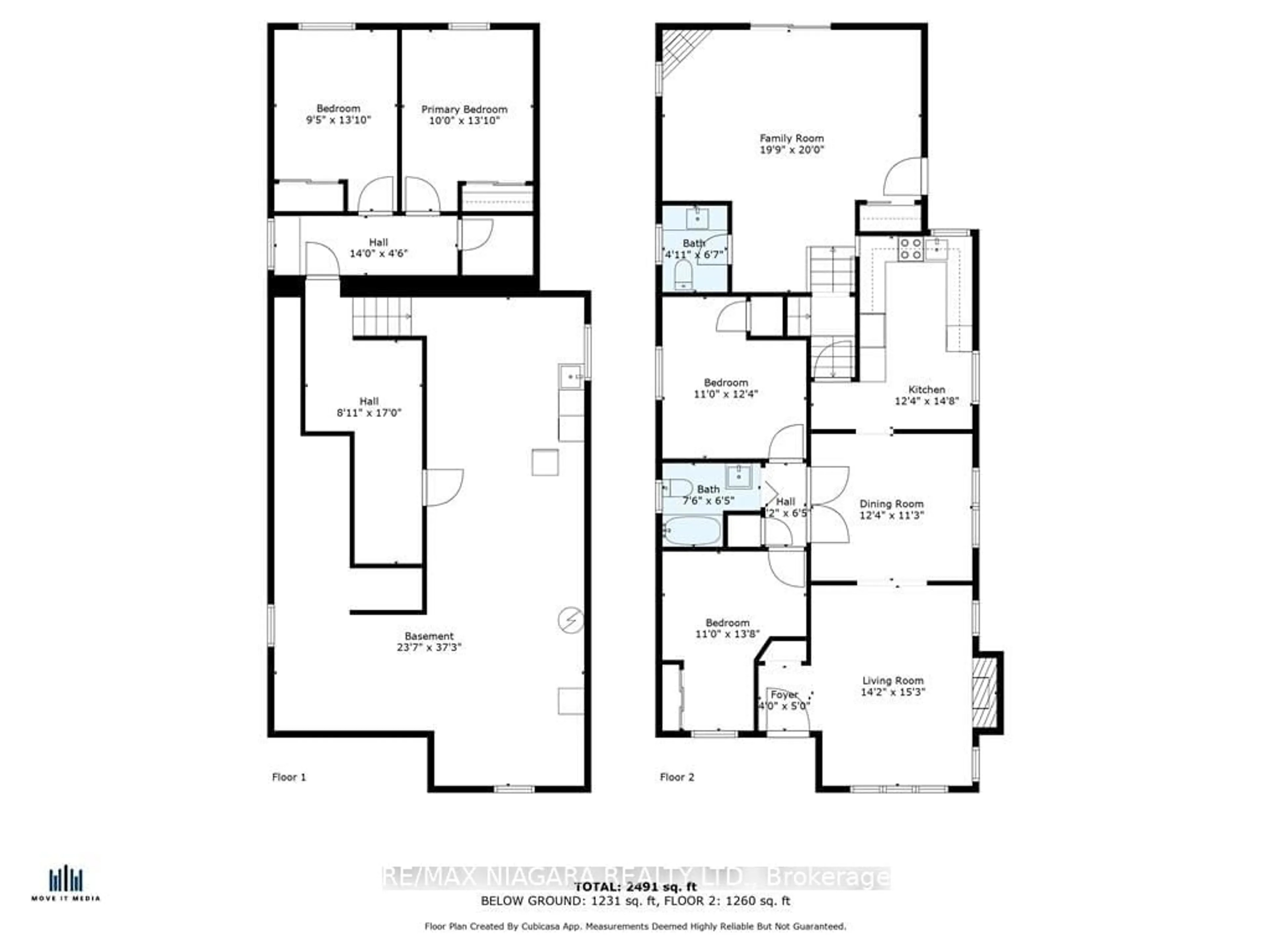 Floor plan for 42 Highland Ave, St. Catharines Ontario L2R 4H8