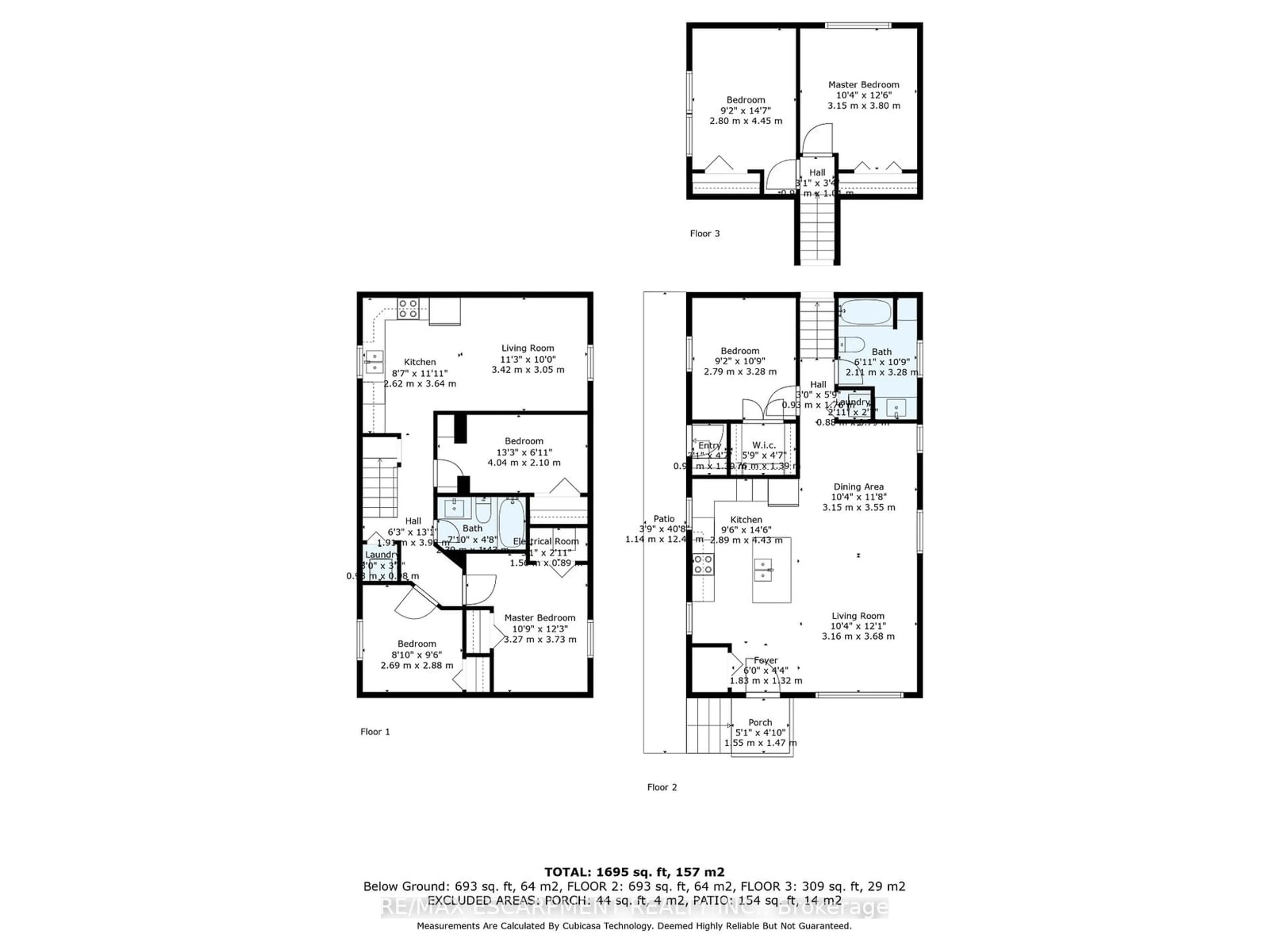 Floor plan for 47 MacDonald Ave, Hamilton Ontario L8P 4N8