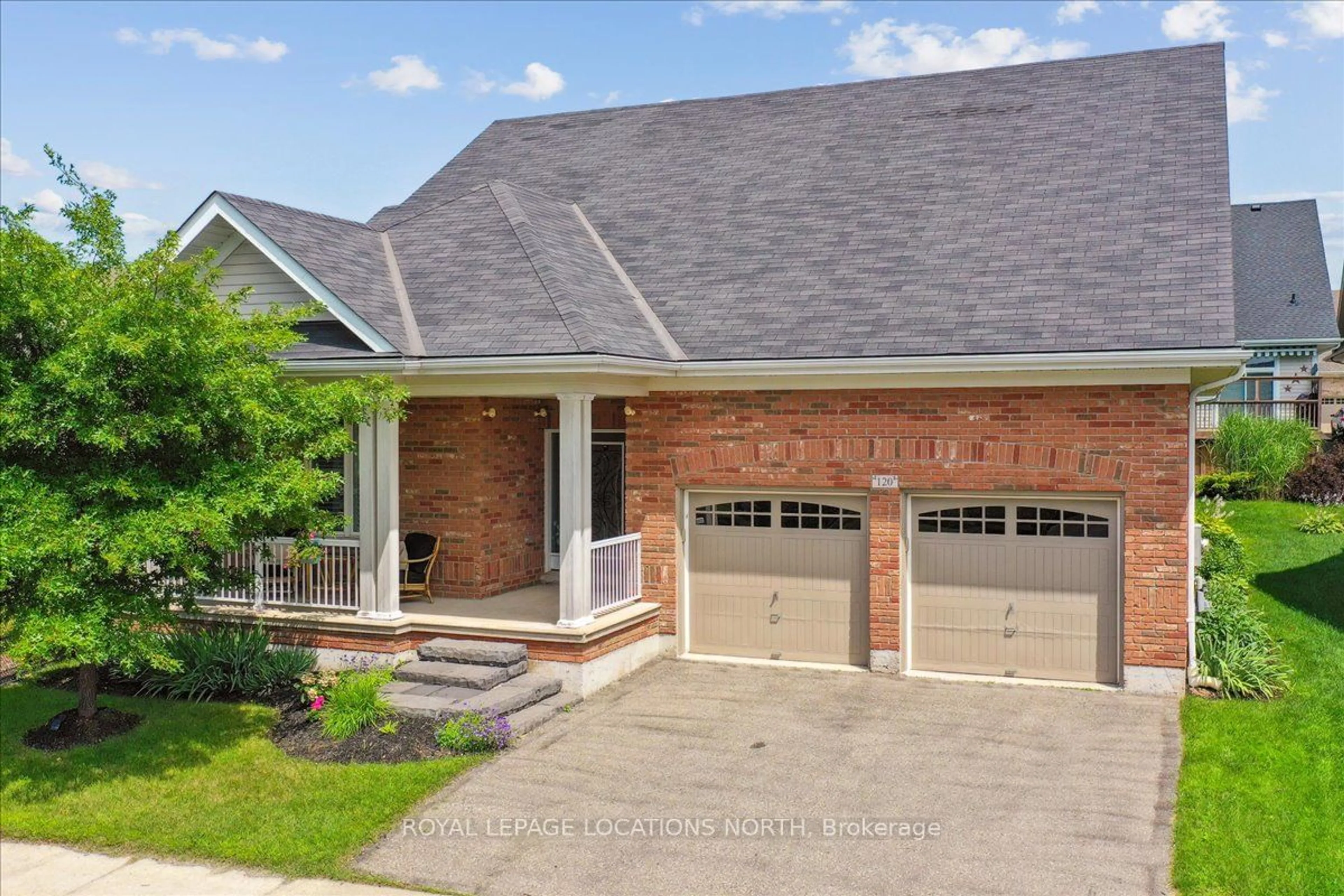 Home with brick exterior material for 200 Kingfisher Dr #120, Mono Ontario L9W 0B3