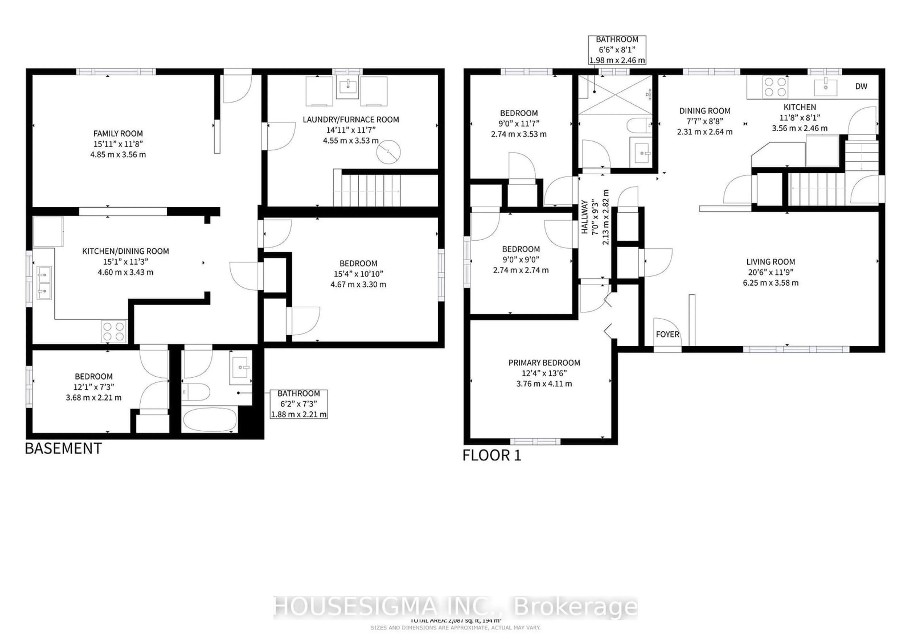 Floor plan for 100 Fairway Rd, Kitchener Ontario N2A 2N5