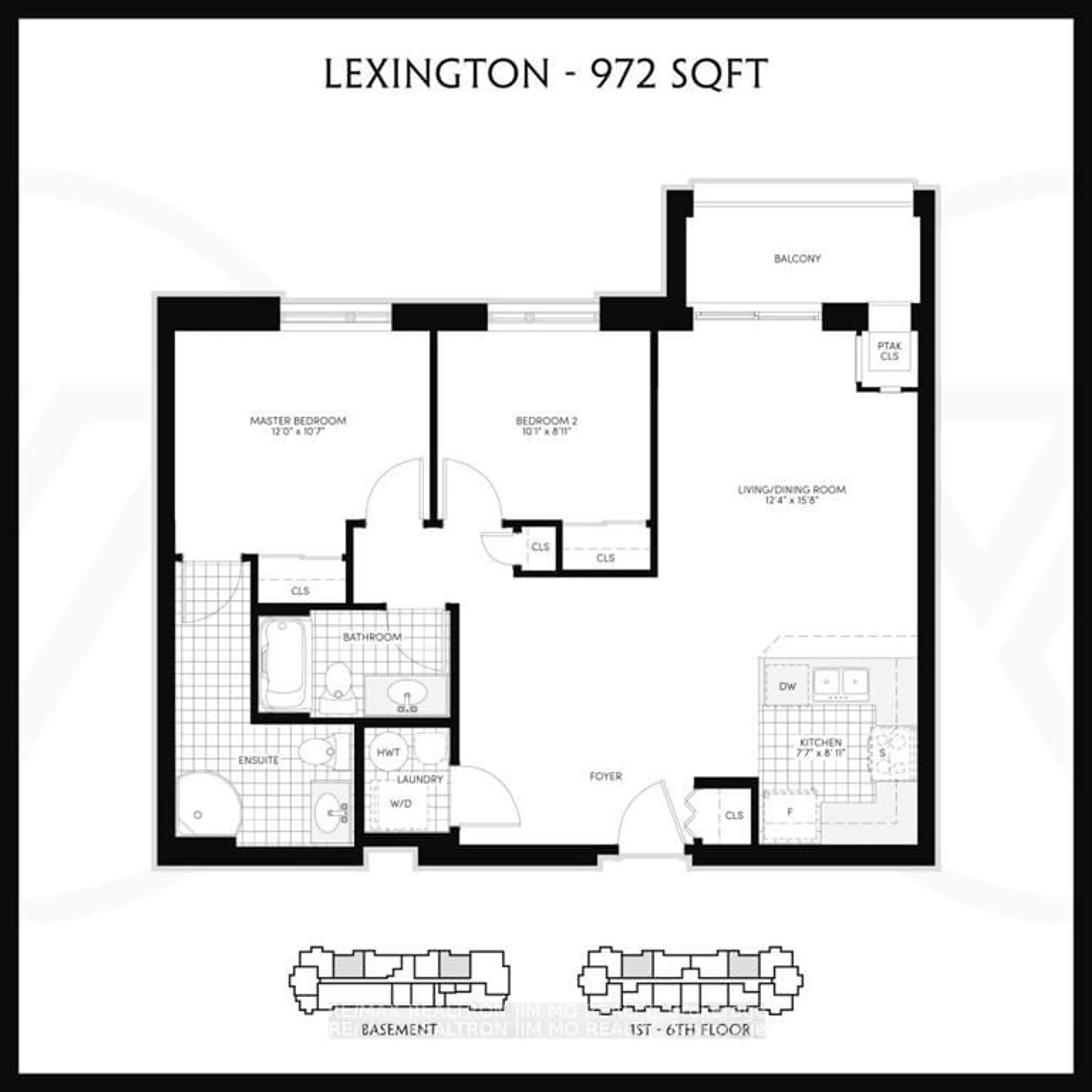 Floor plan for 7 Kay Cres #509, Guelph Ontario N1L 1L9