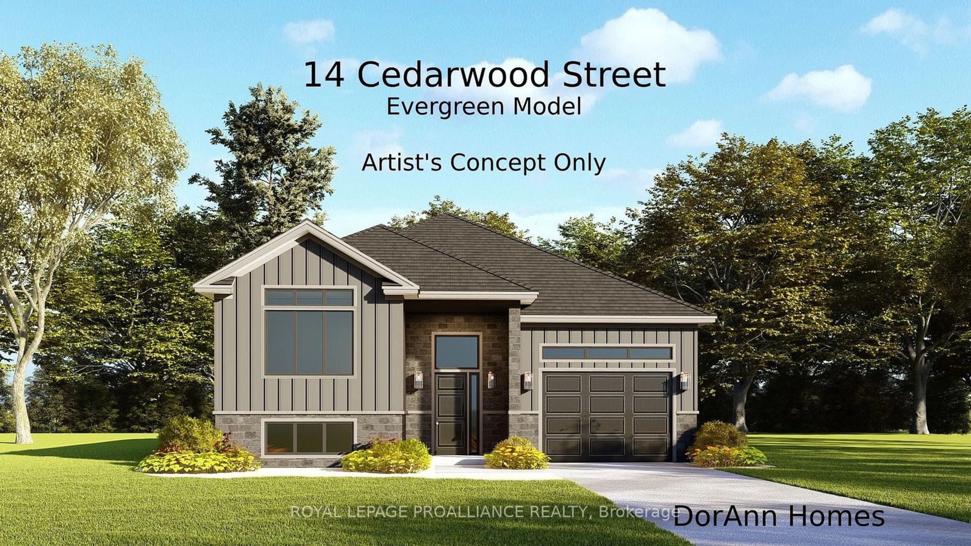 Home with vinyl exterior material for 14 Cedarwood St, Quinte West Ontario K0K 2C0