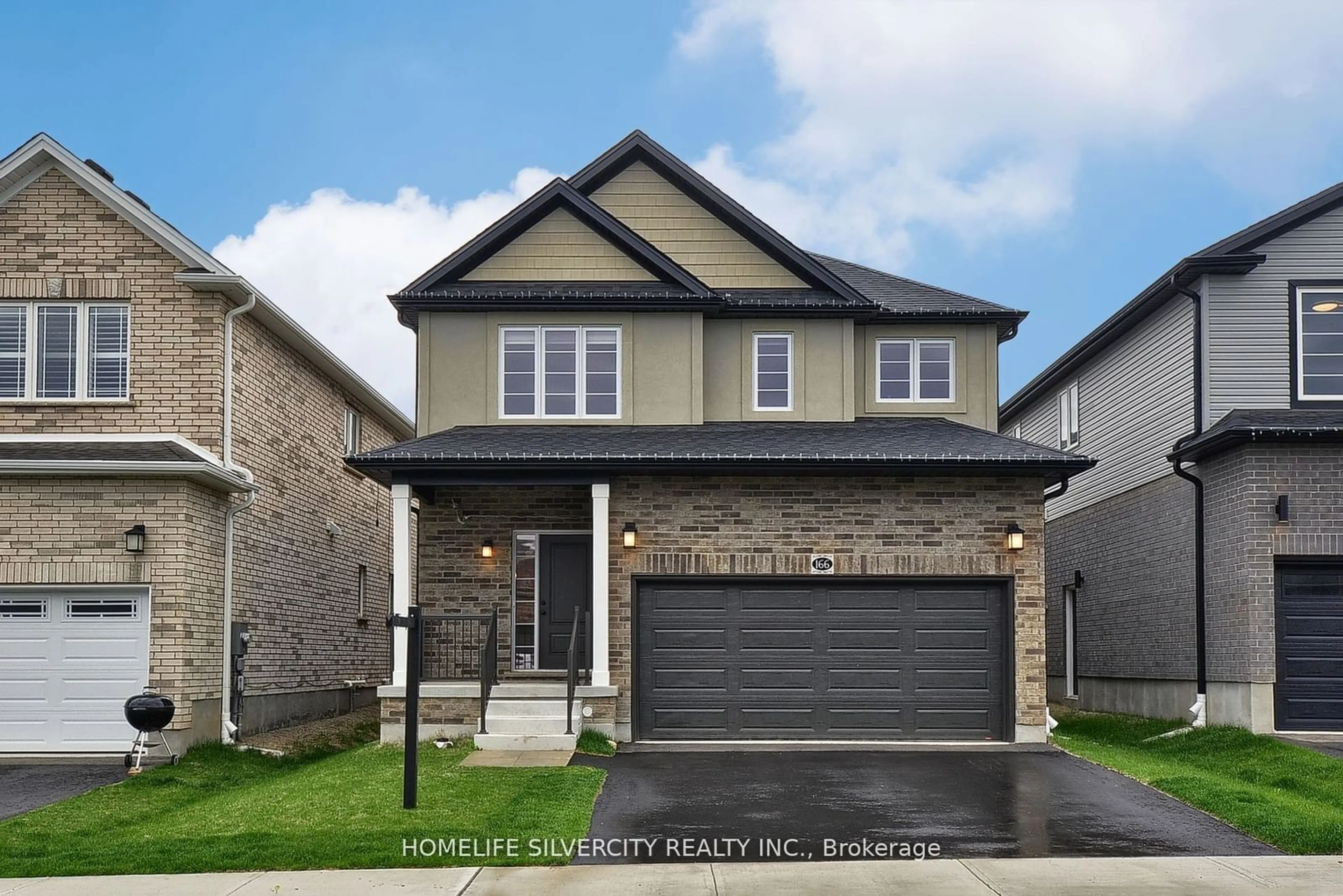 Frontside or backside of a home for 166 Savannah Ridge Dr, Brant Ontario N3L 0G5