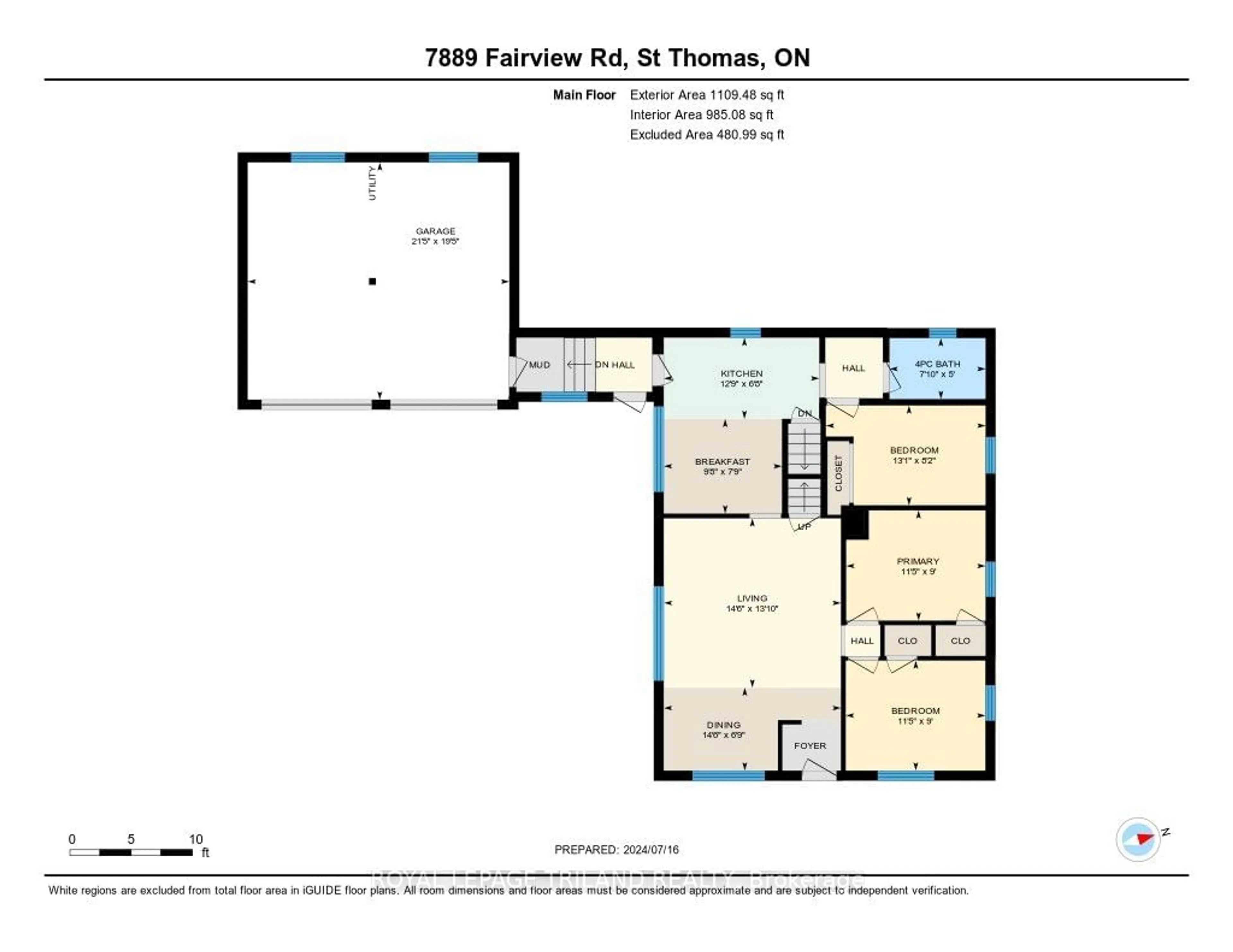 Floor plan for 7889 FAIRVIEW Rd, Central Elgin Ontario N5P 3S8