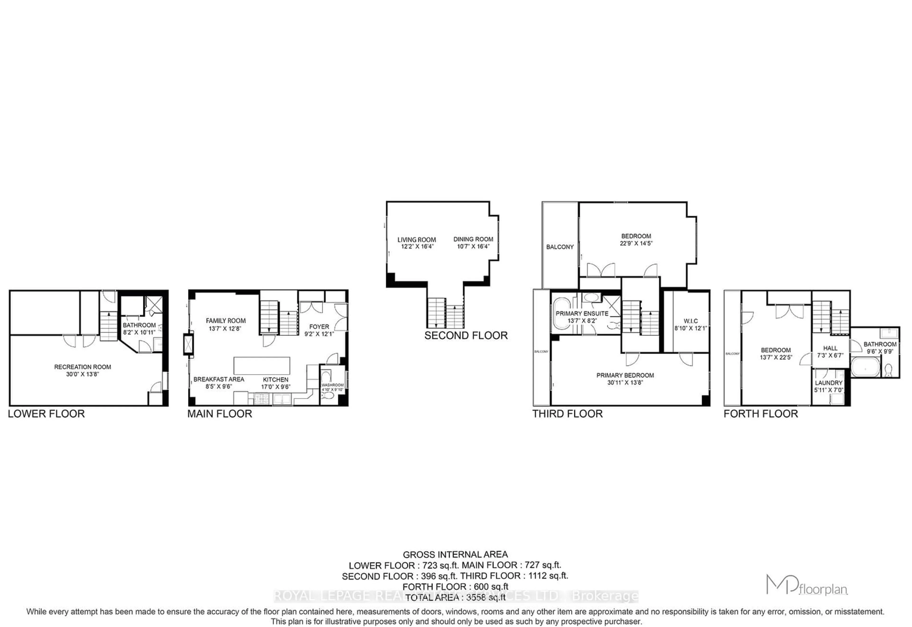 Floor plan for 53 Windemere Rd, Hamilton Ontario L8E 5G5